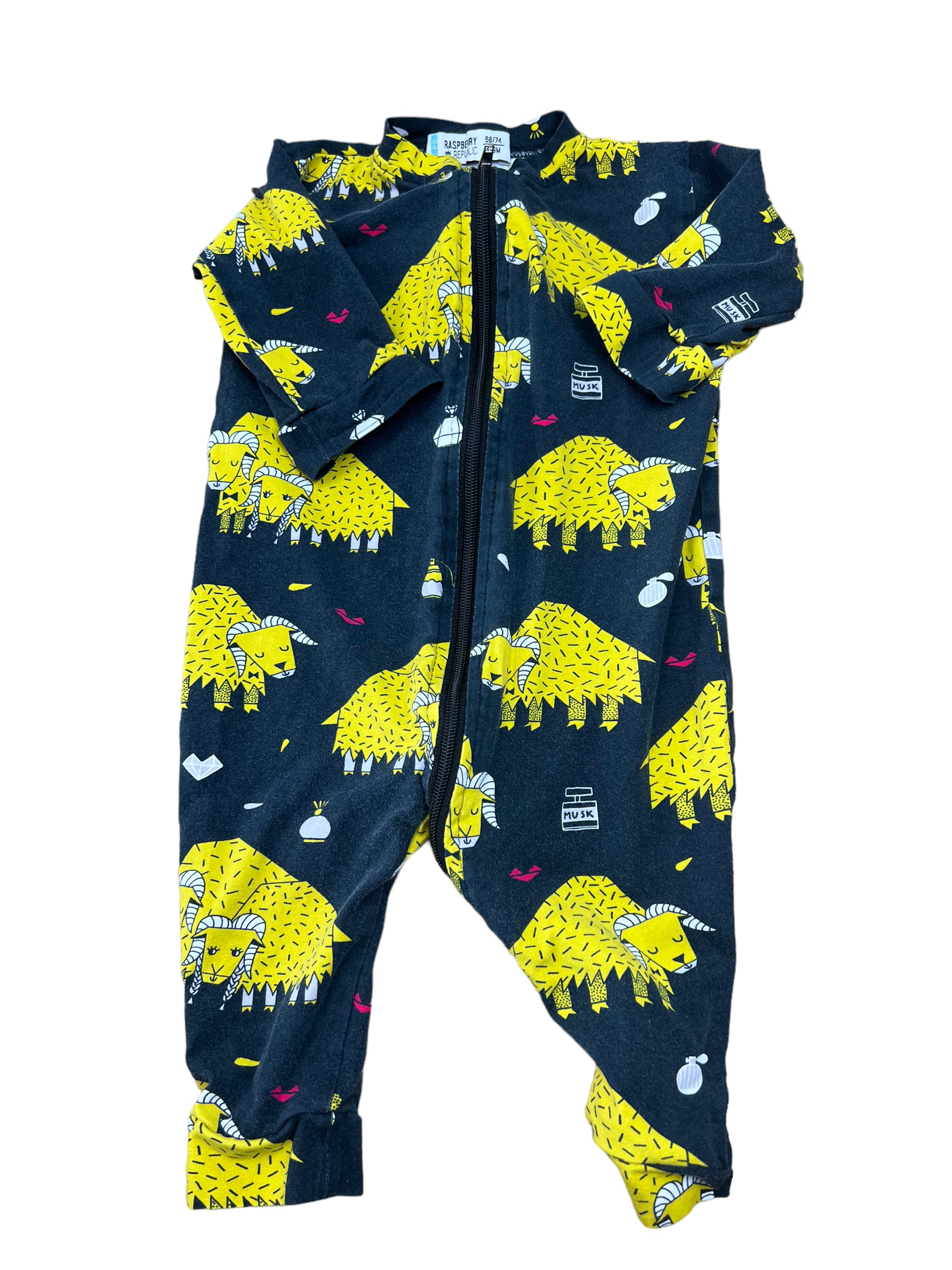 Raspberry Republic Baby Sleepsuit