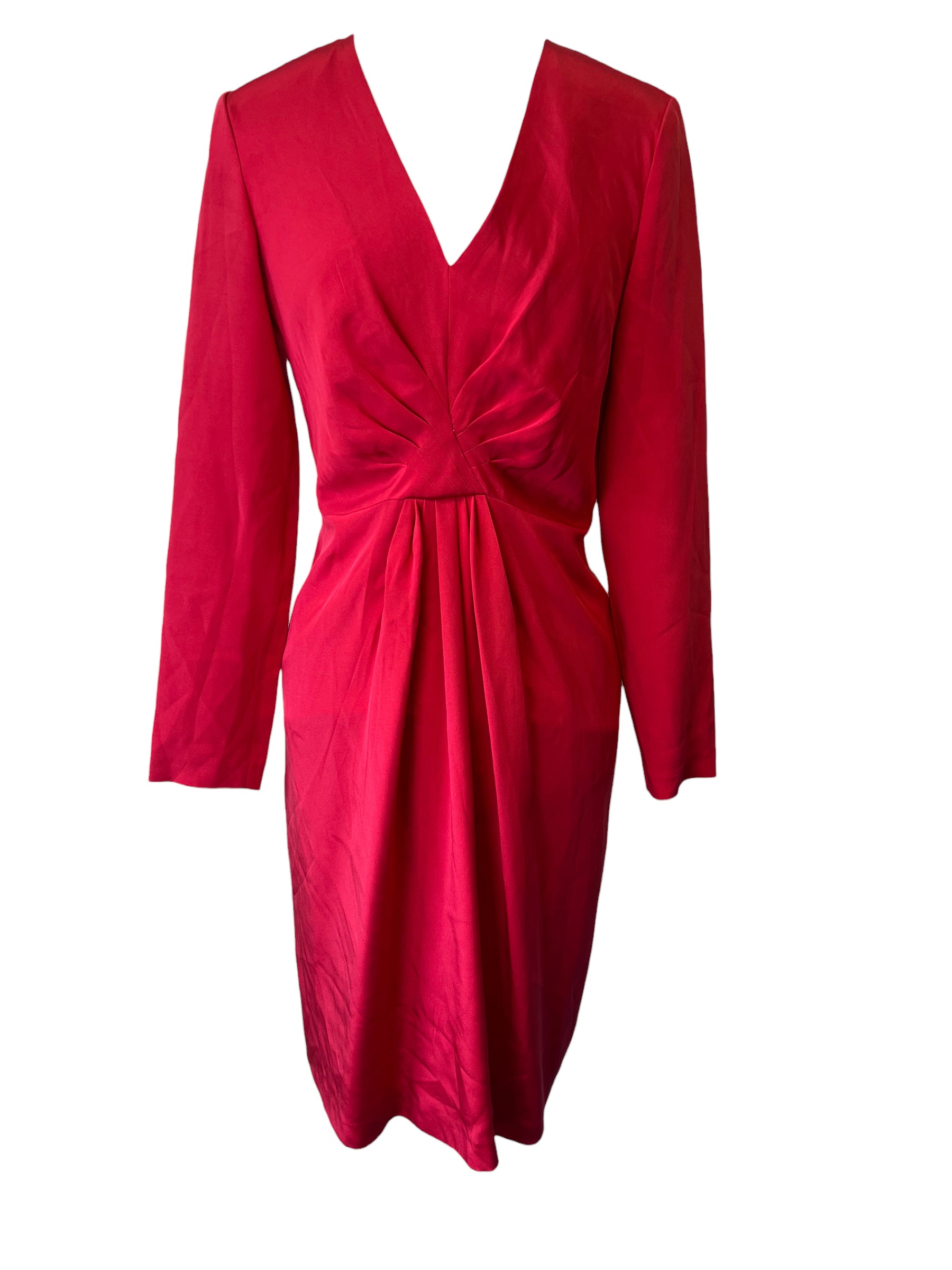 strapless open back dress SUBOO | Mars Long Sleeve Cut Out Mini Dress | Pink main image 0