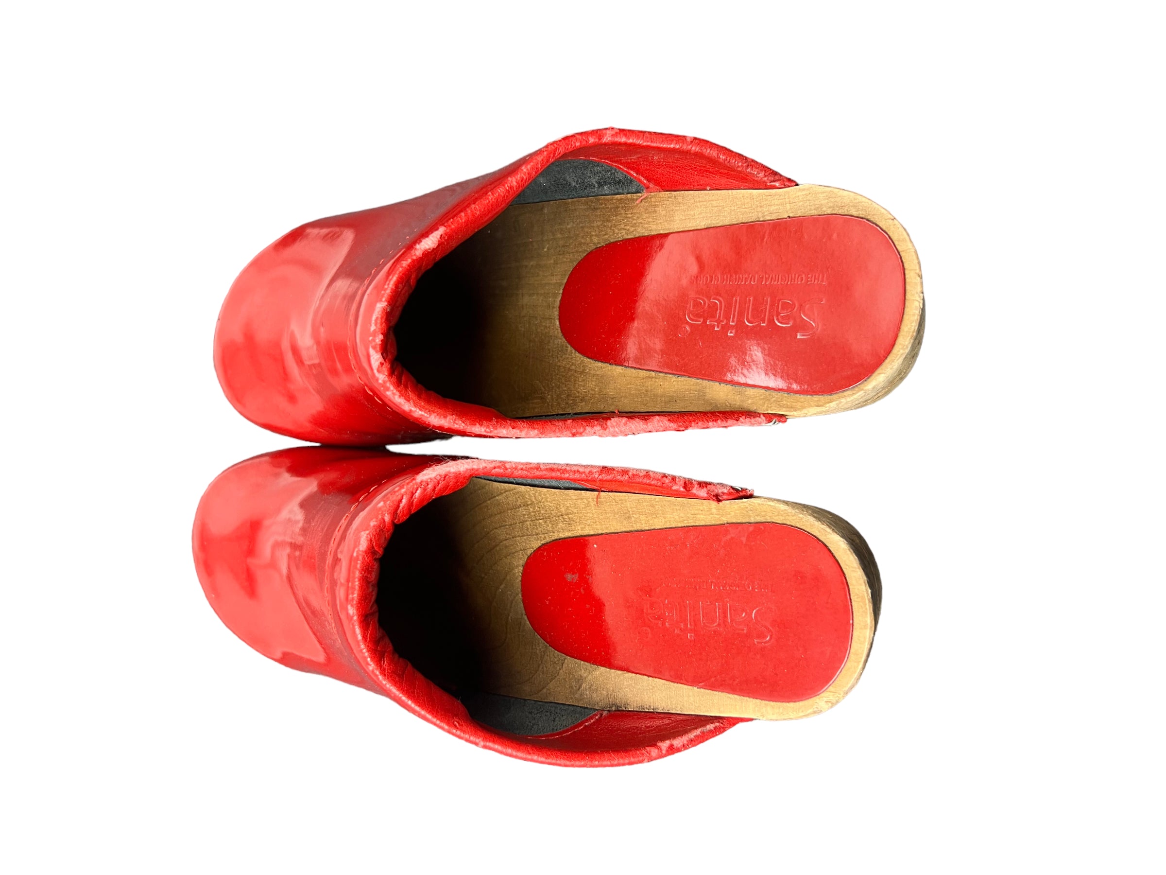 Sanita Retro Patent Danish Clogs