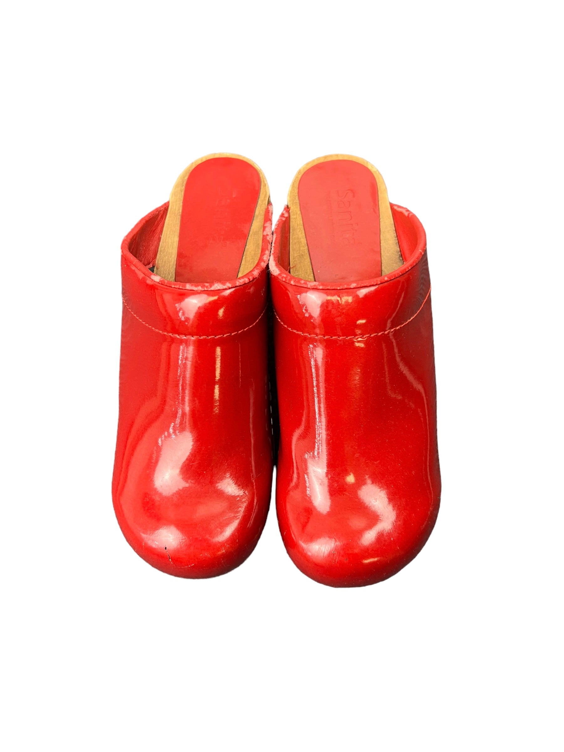 Sanita Retro Patent Danish Clogs