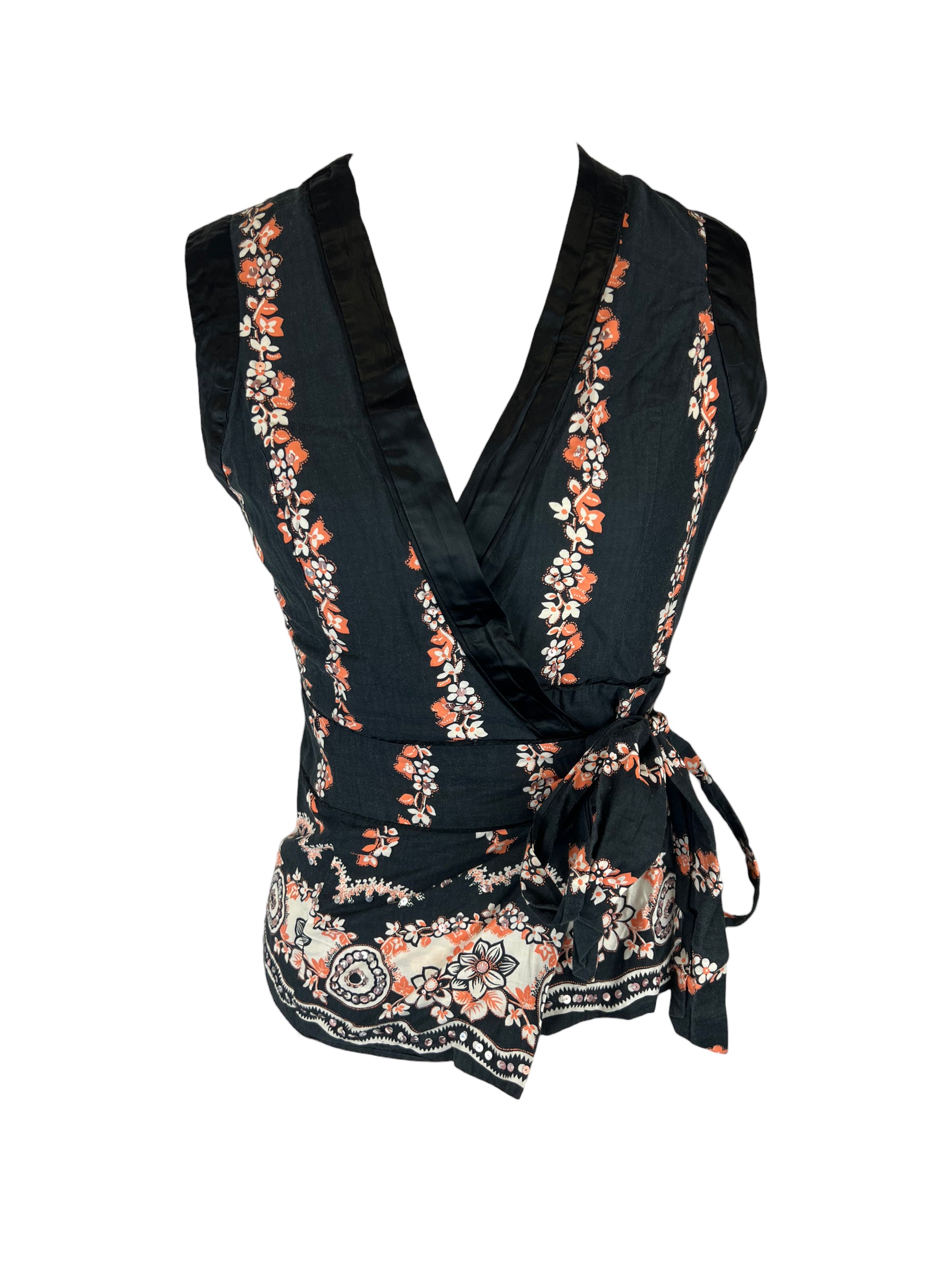 Miss Selfridge Wrap Blouse