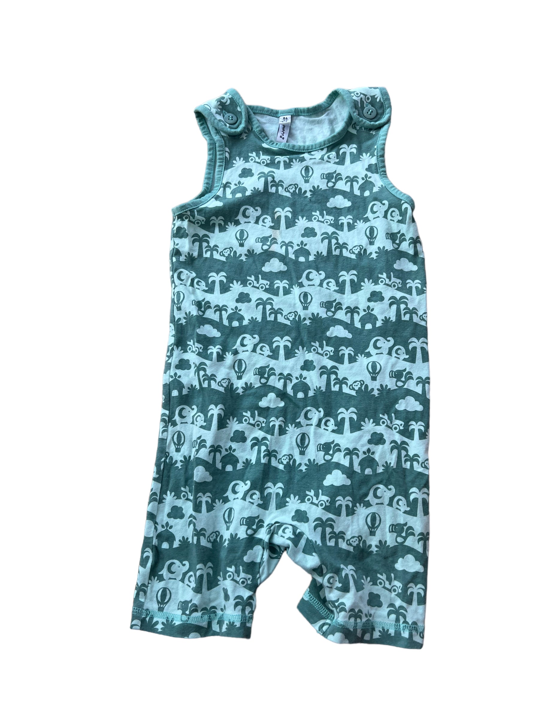 Maxomorra Baby Short Playsuit