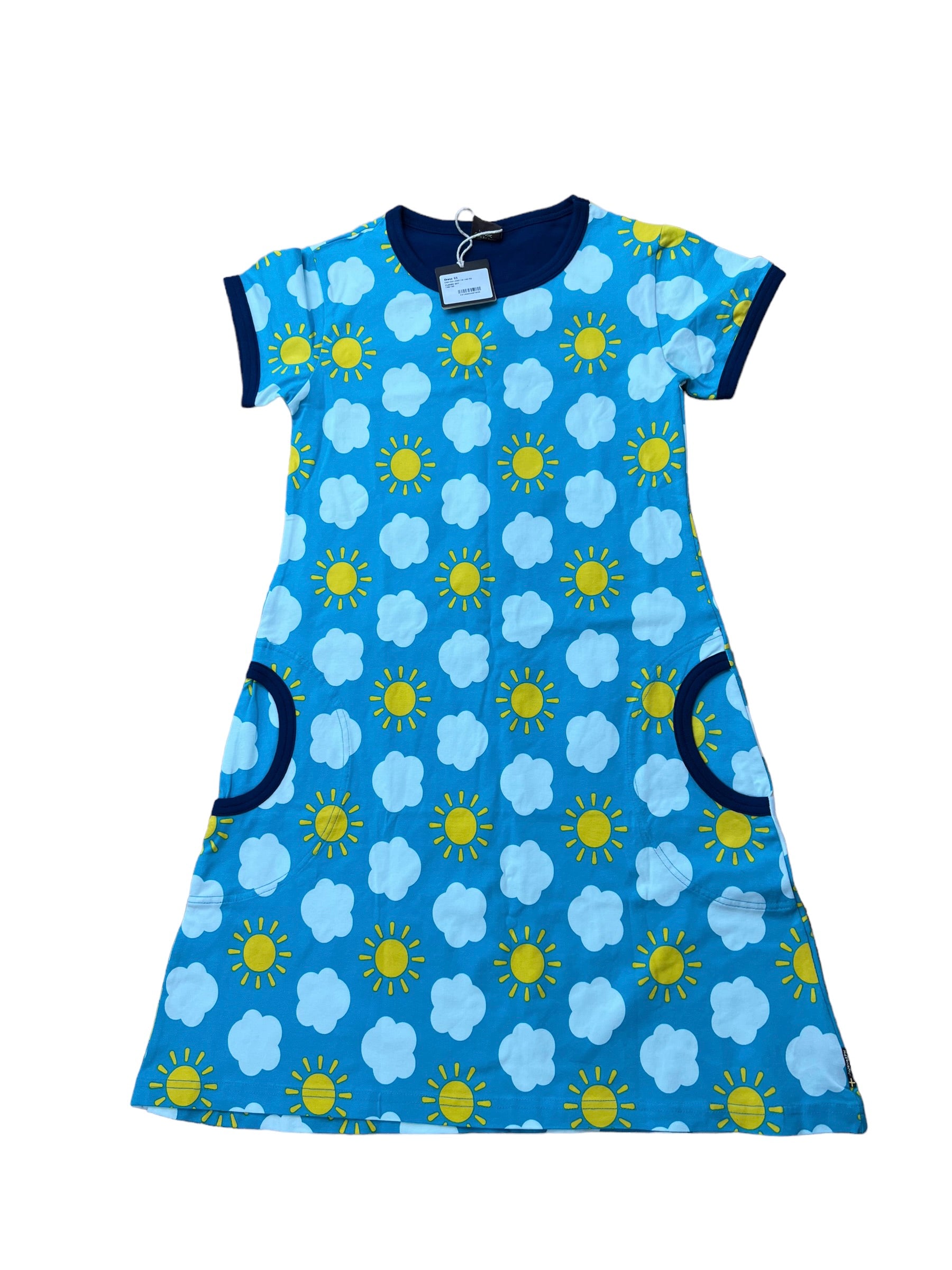 Maxomorra Kids Sky Dress