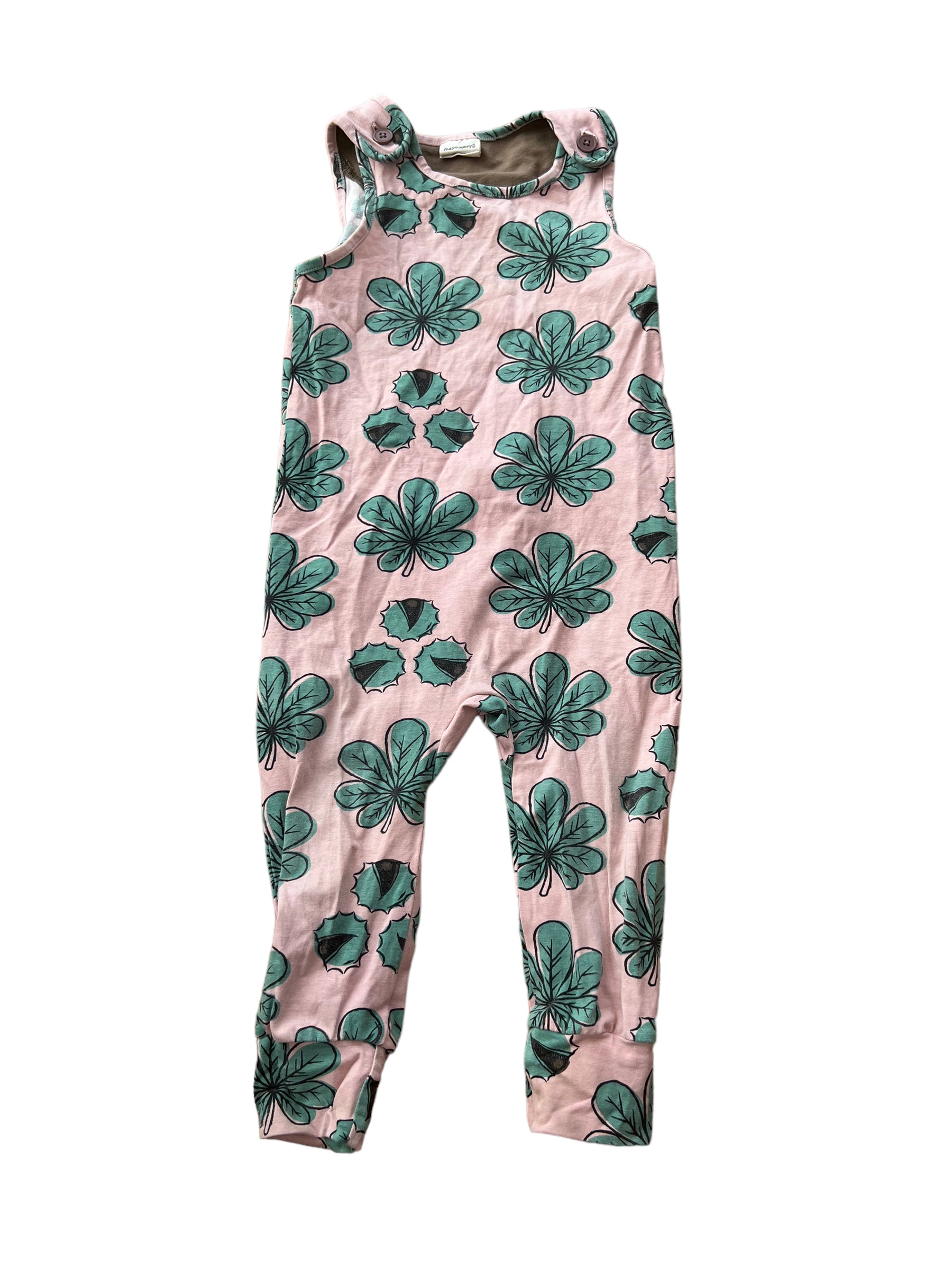Maxomorra Horse Chestnut Playsuit