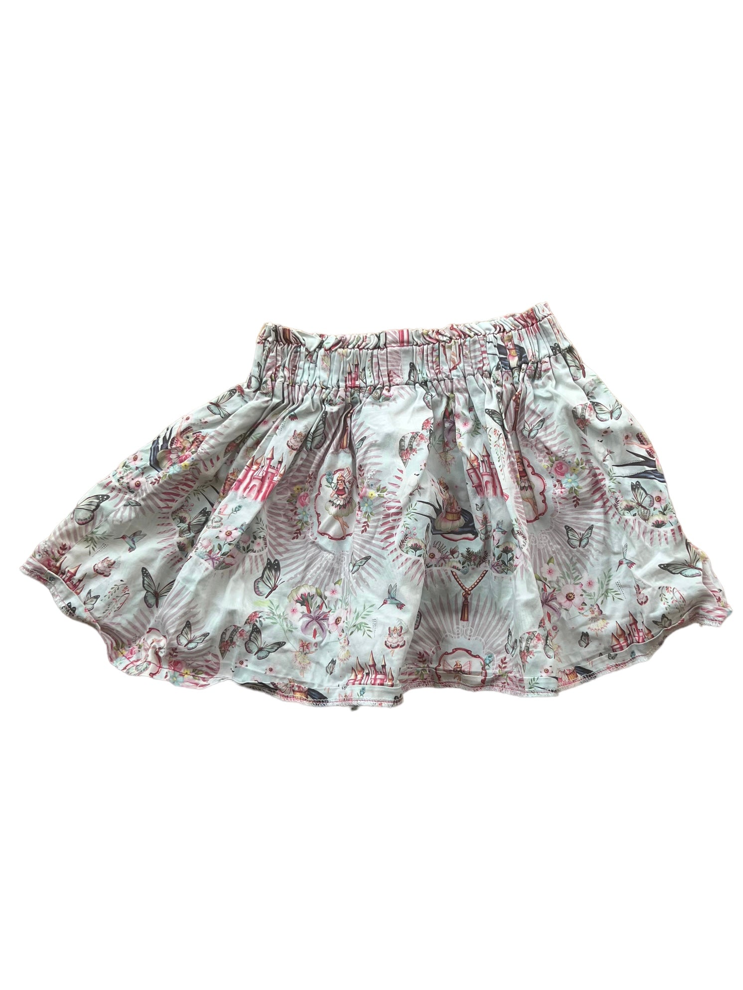 Princess Fairy Print Baby Skirt