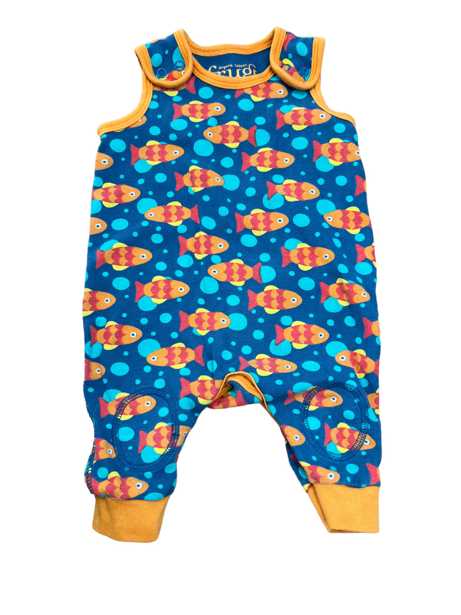 Frugi Baby Fish Playsuit