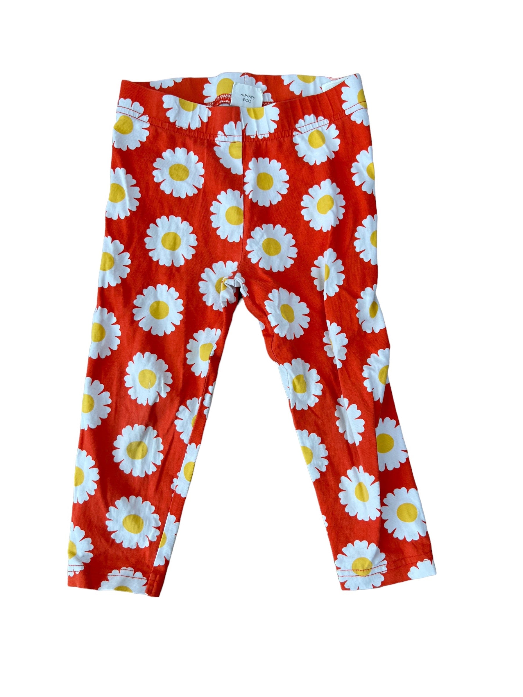 Maxomorra Cropped Daisy Kids Leggings