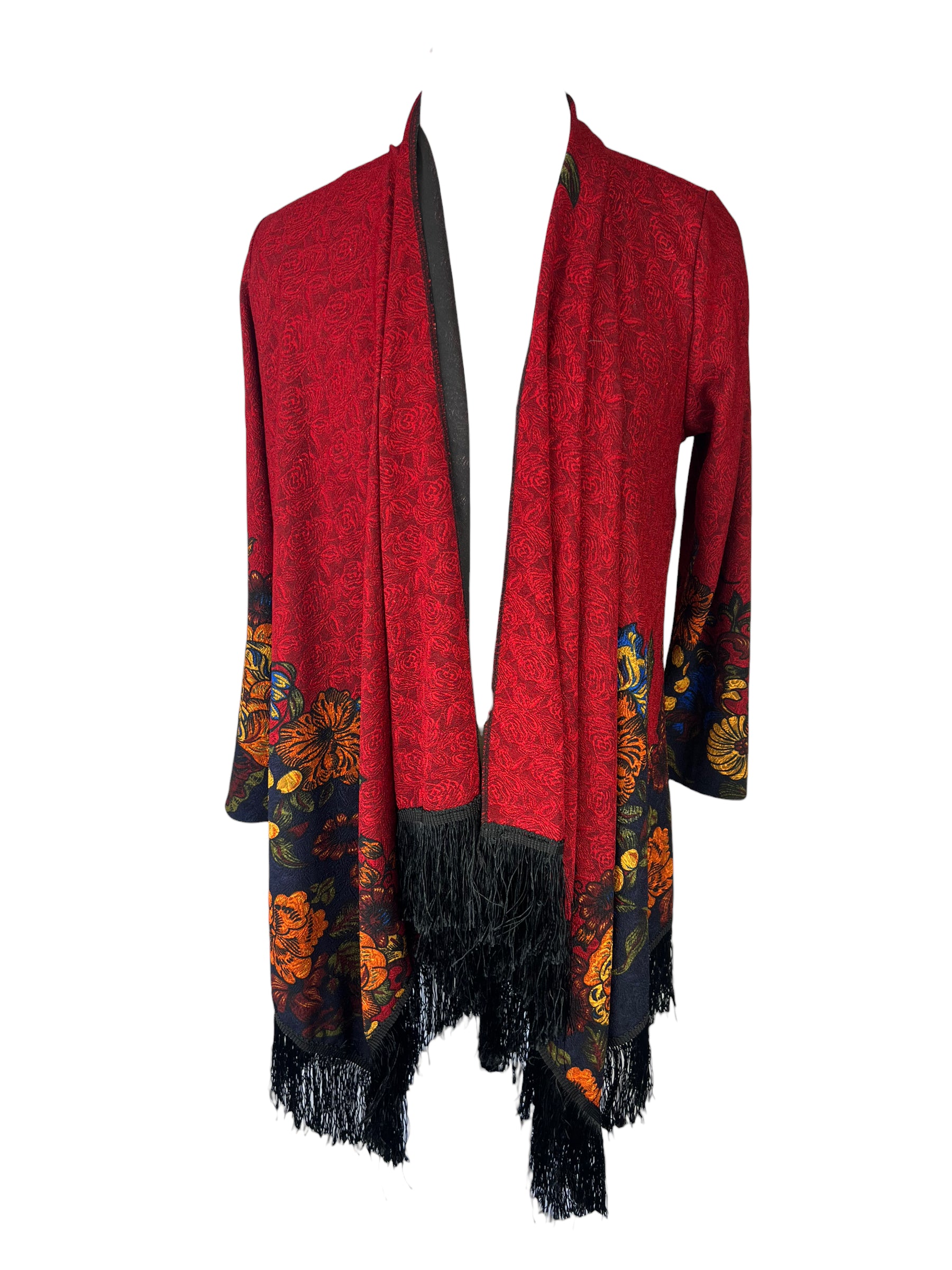 Vintage Fringed Bohemian Women's Cardigan