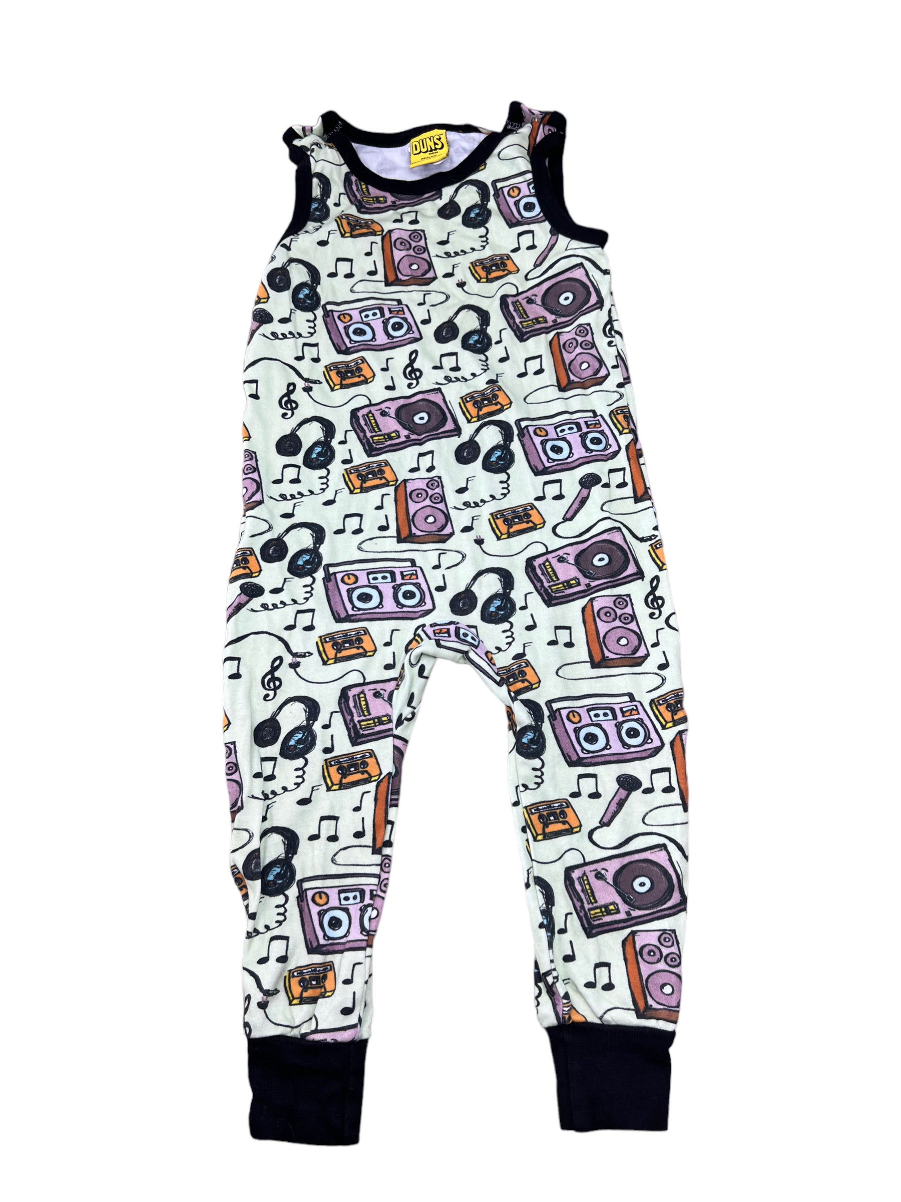 Duns of Sweden Music Baby Playsuit