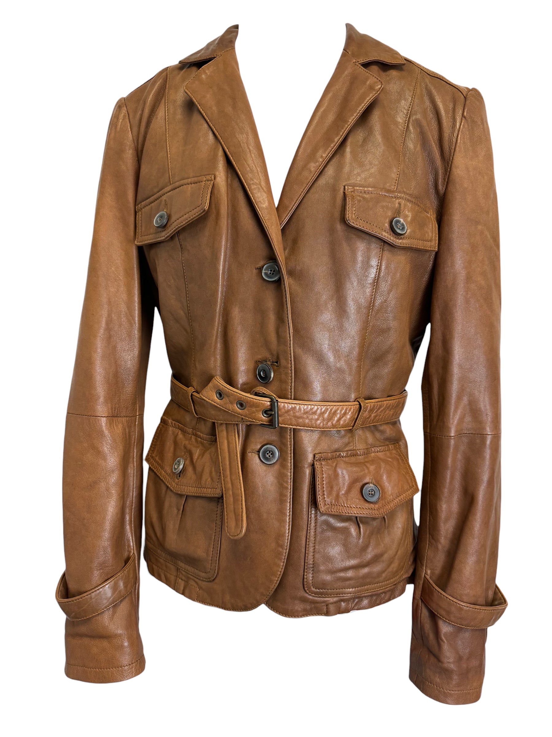 Massimo Dutti Leather Jacket