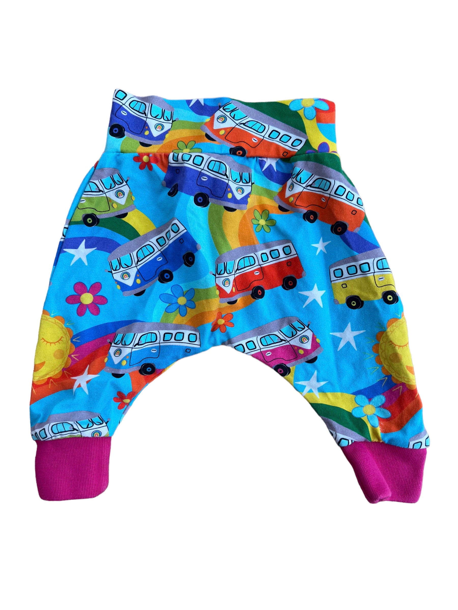 Yellow Knot Baby Harem Pants