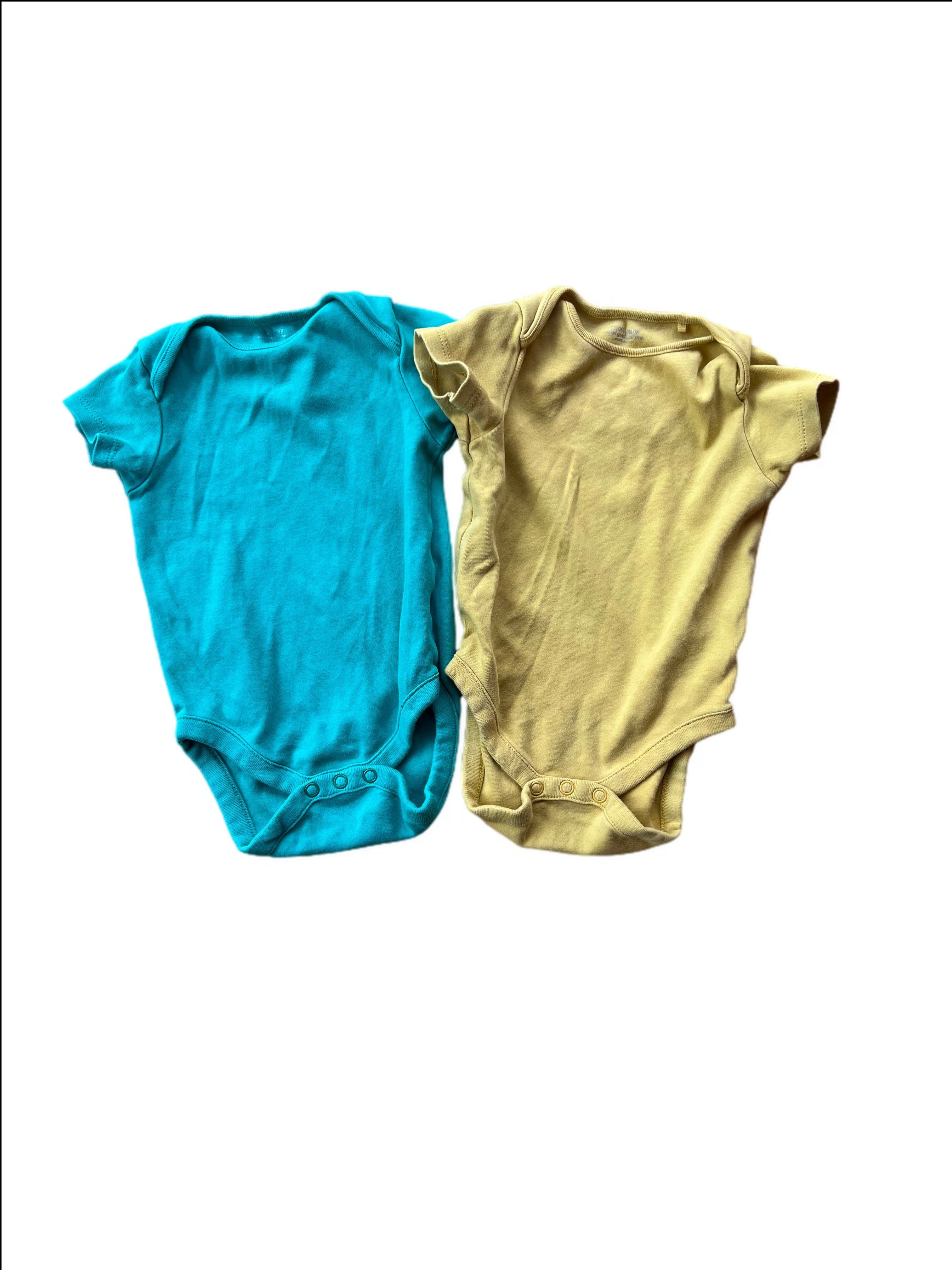 Two Short Sleeve Bodysuits