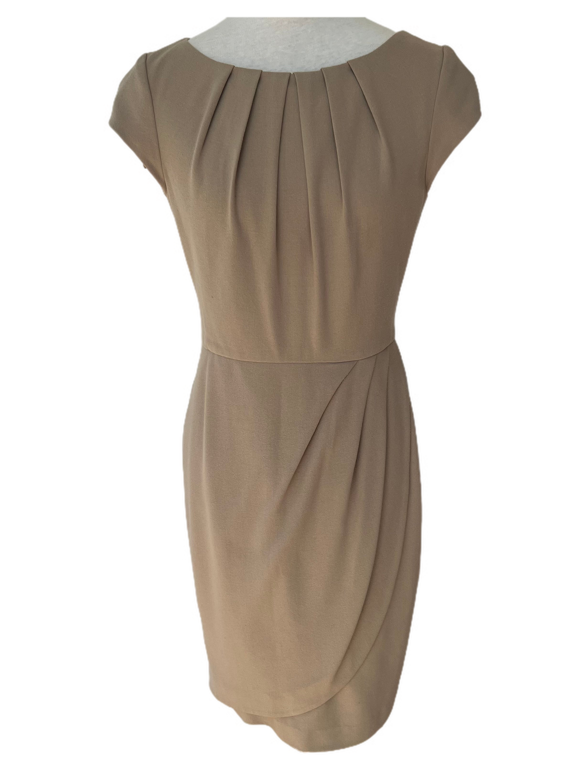 Pleated neck Dress