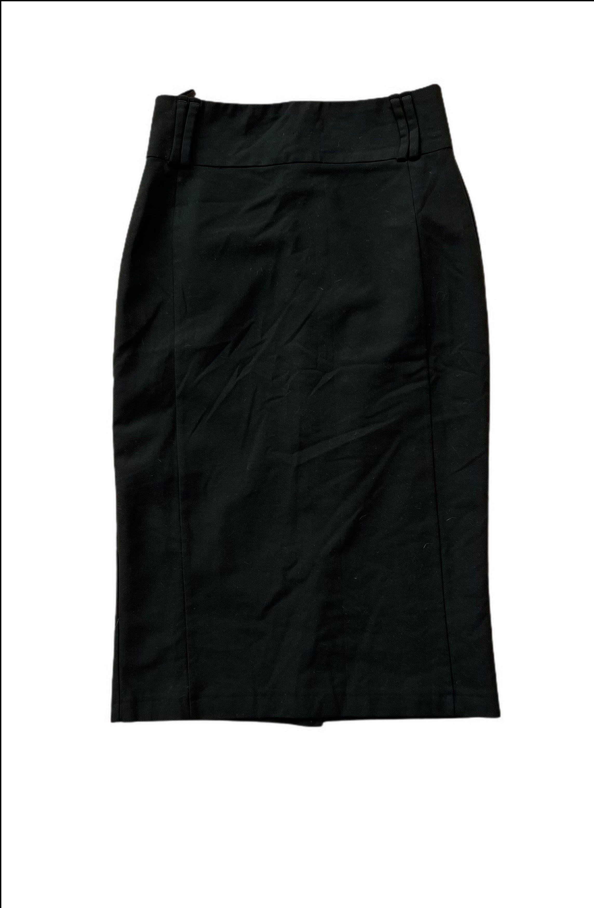 Pencil Skirt with buttins slit detail