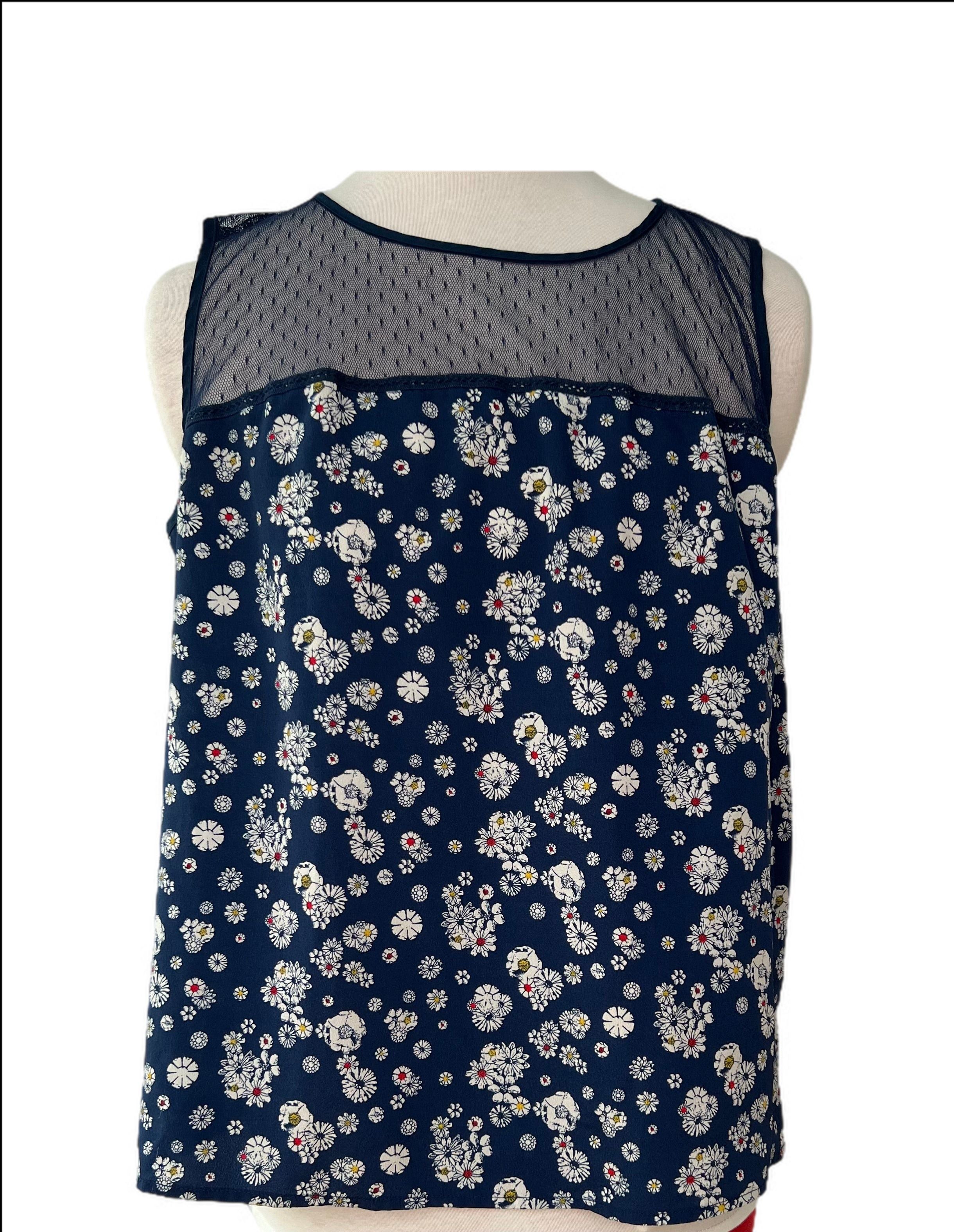 Floral Jason WU Sleeveless blouse