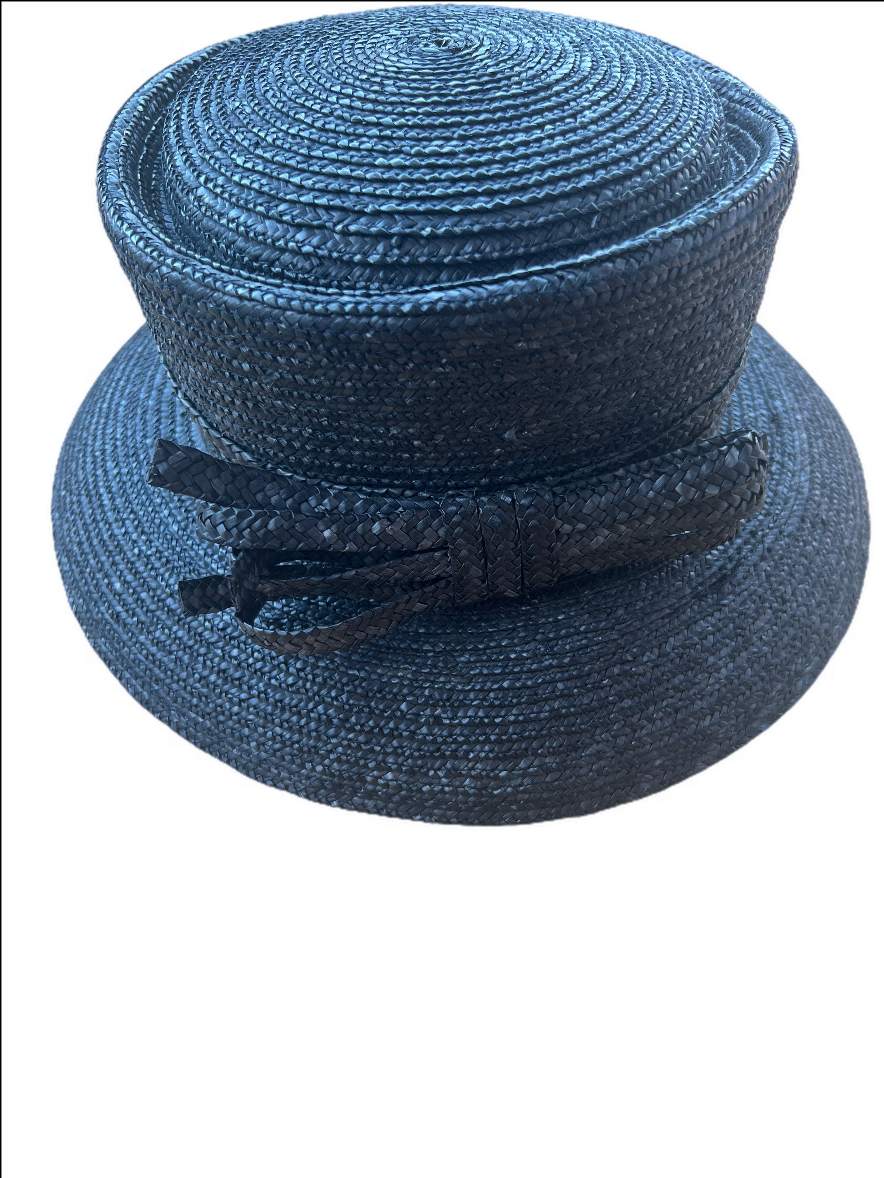 Vintage Audrey Hat with Adjustable Brim