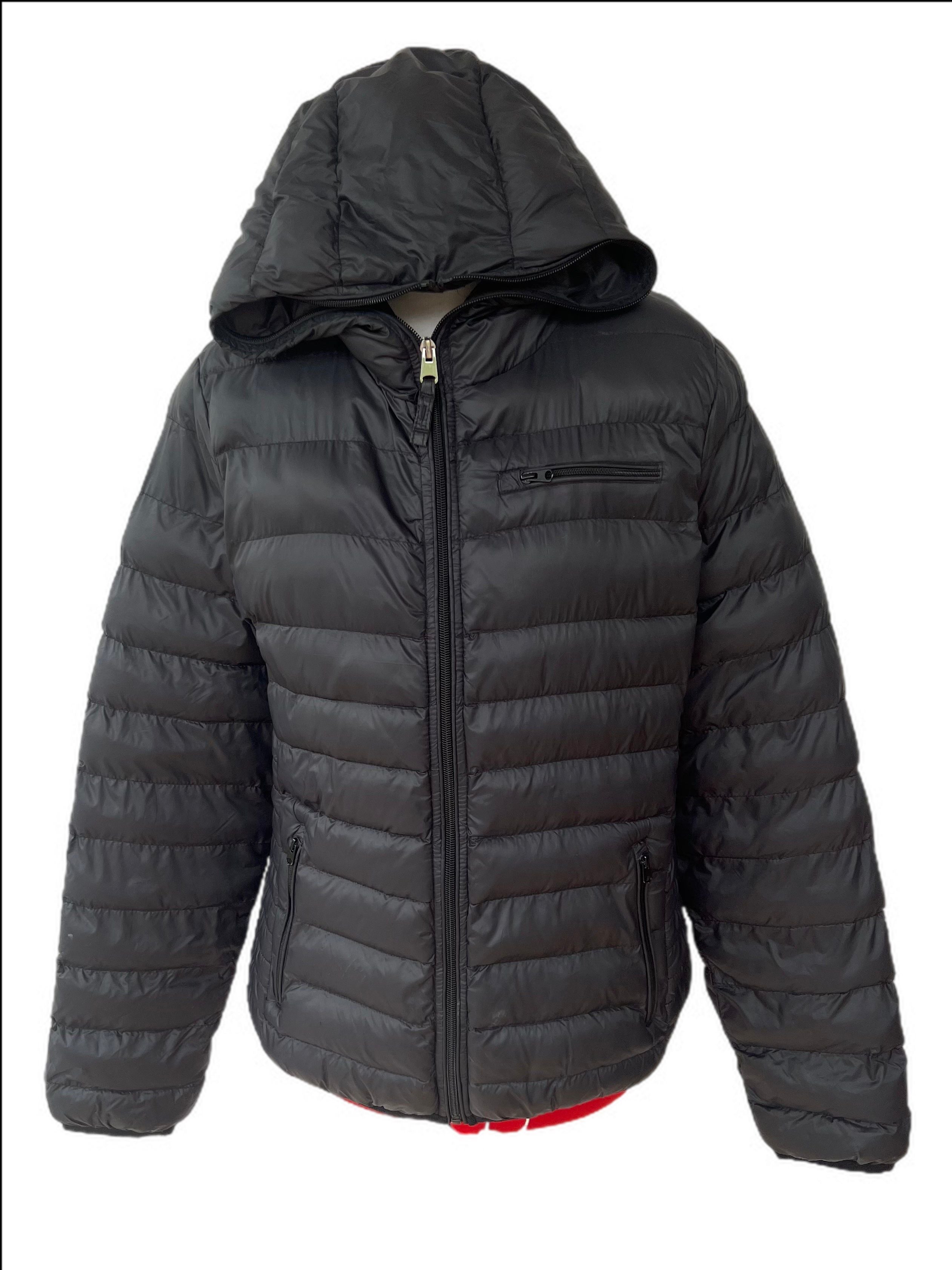 Full Zip Hooded Puffer Jacket