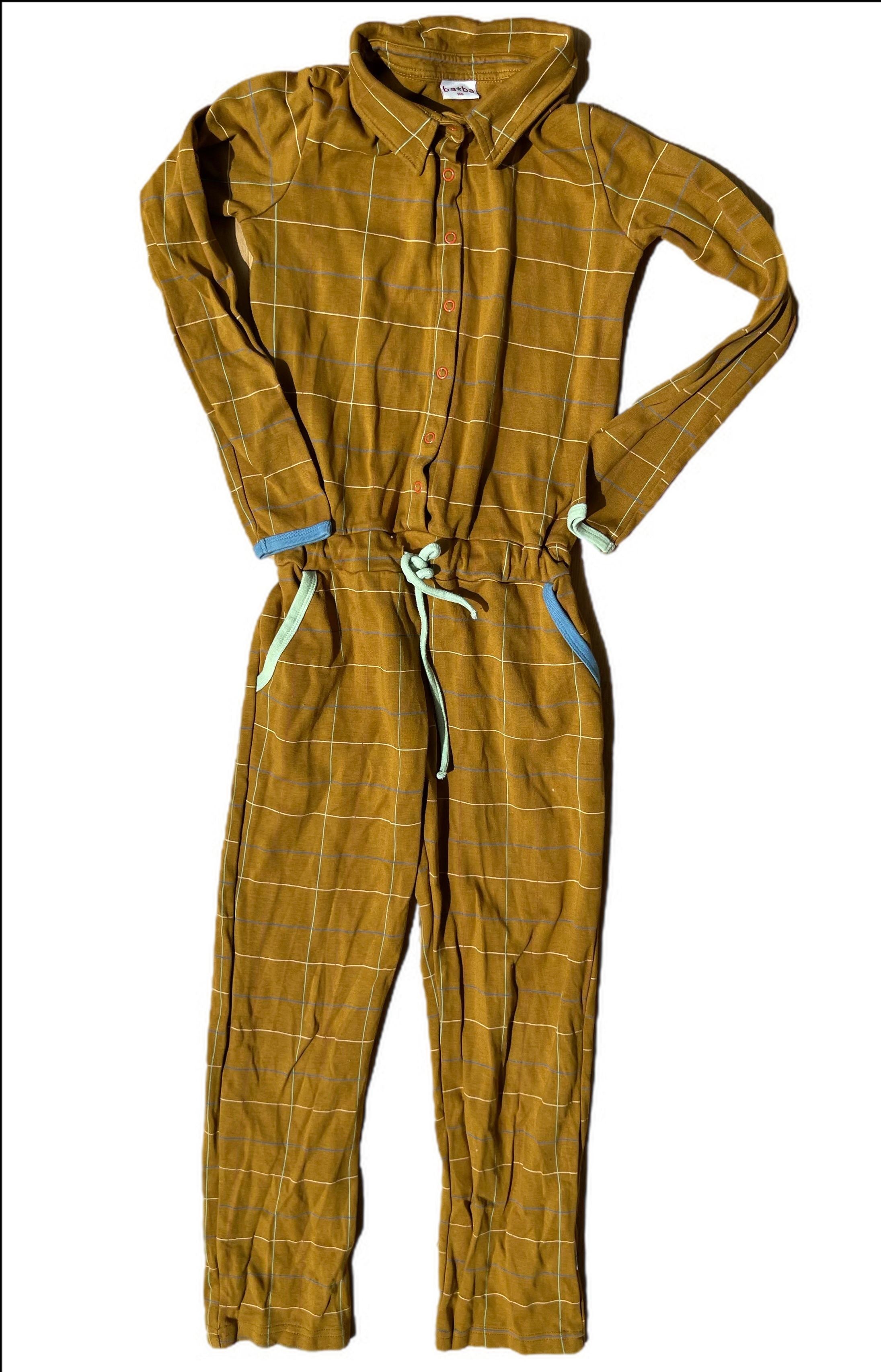 Large Check Print Jumpsuit (small fitting)