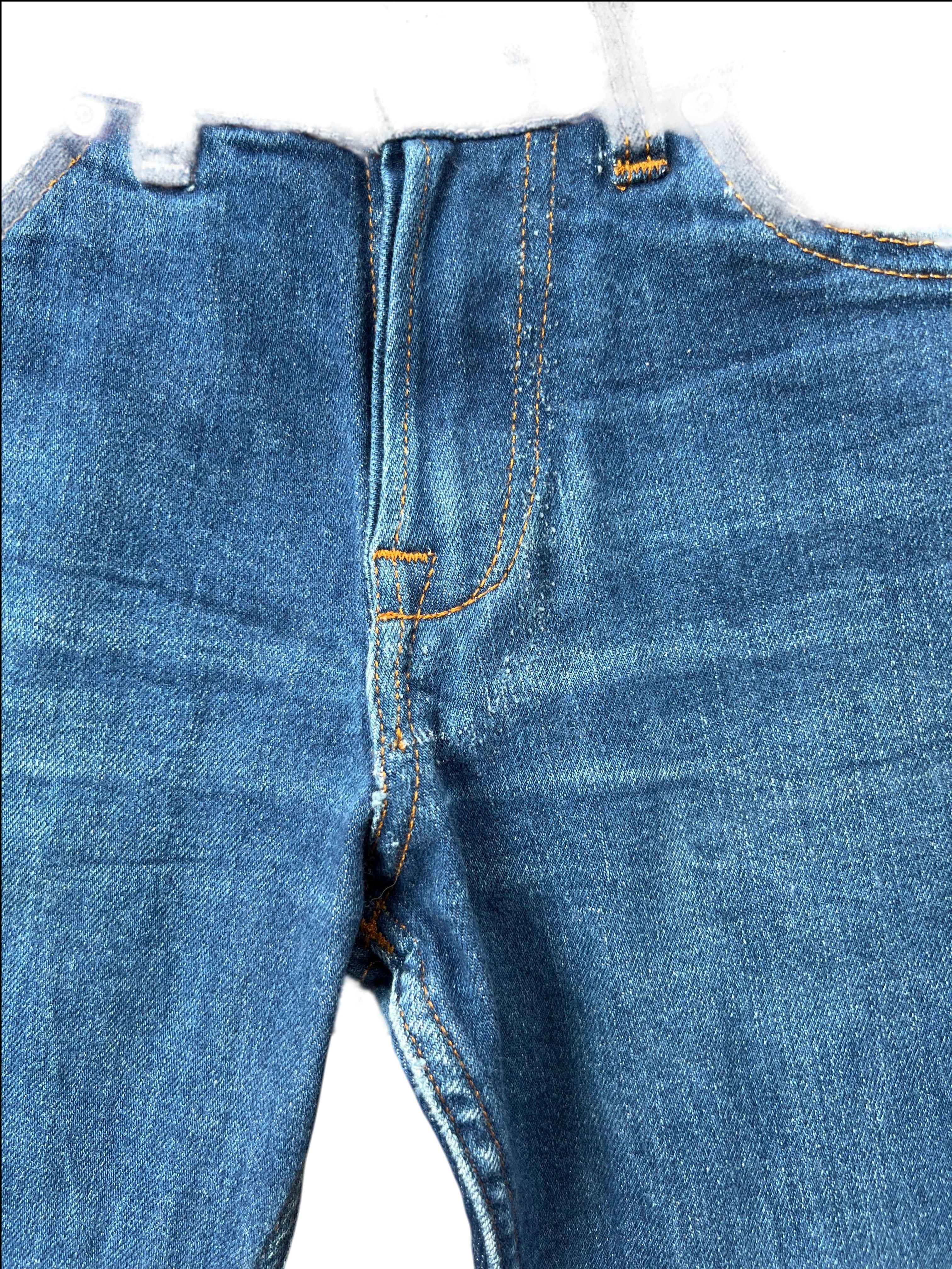 John Ireland Sustainable Jeans , some piling near zip Size is an Estimate