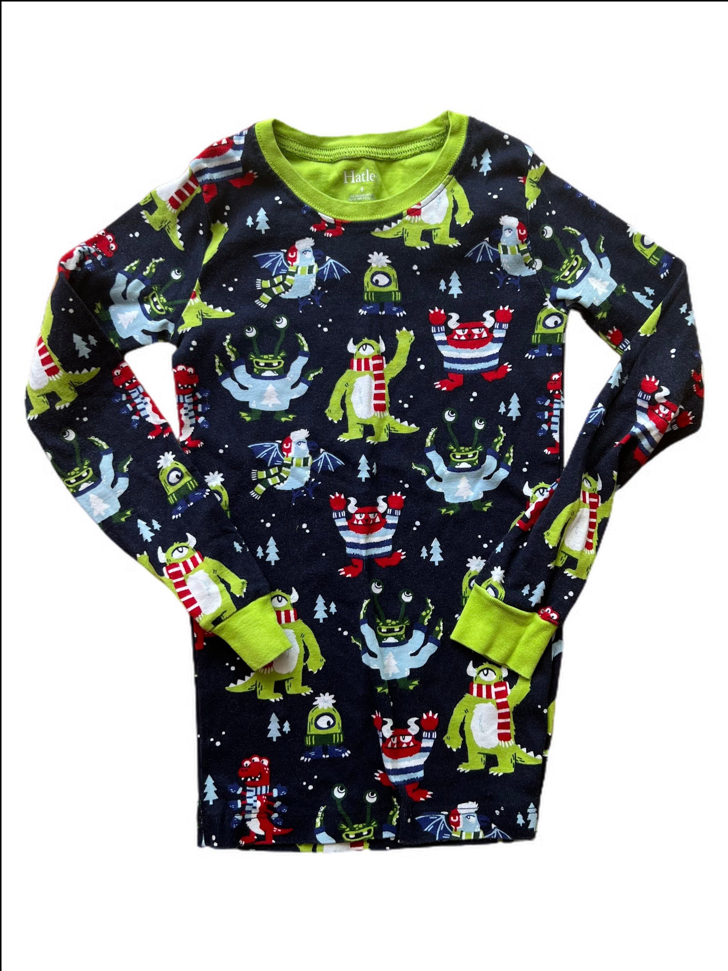 Long Sleeve winter alien Pajamas