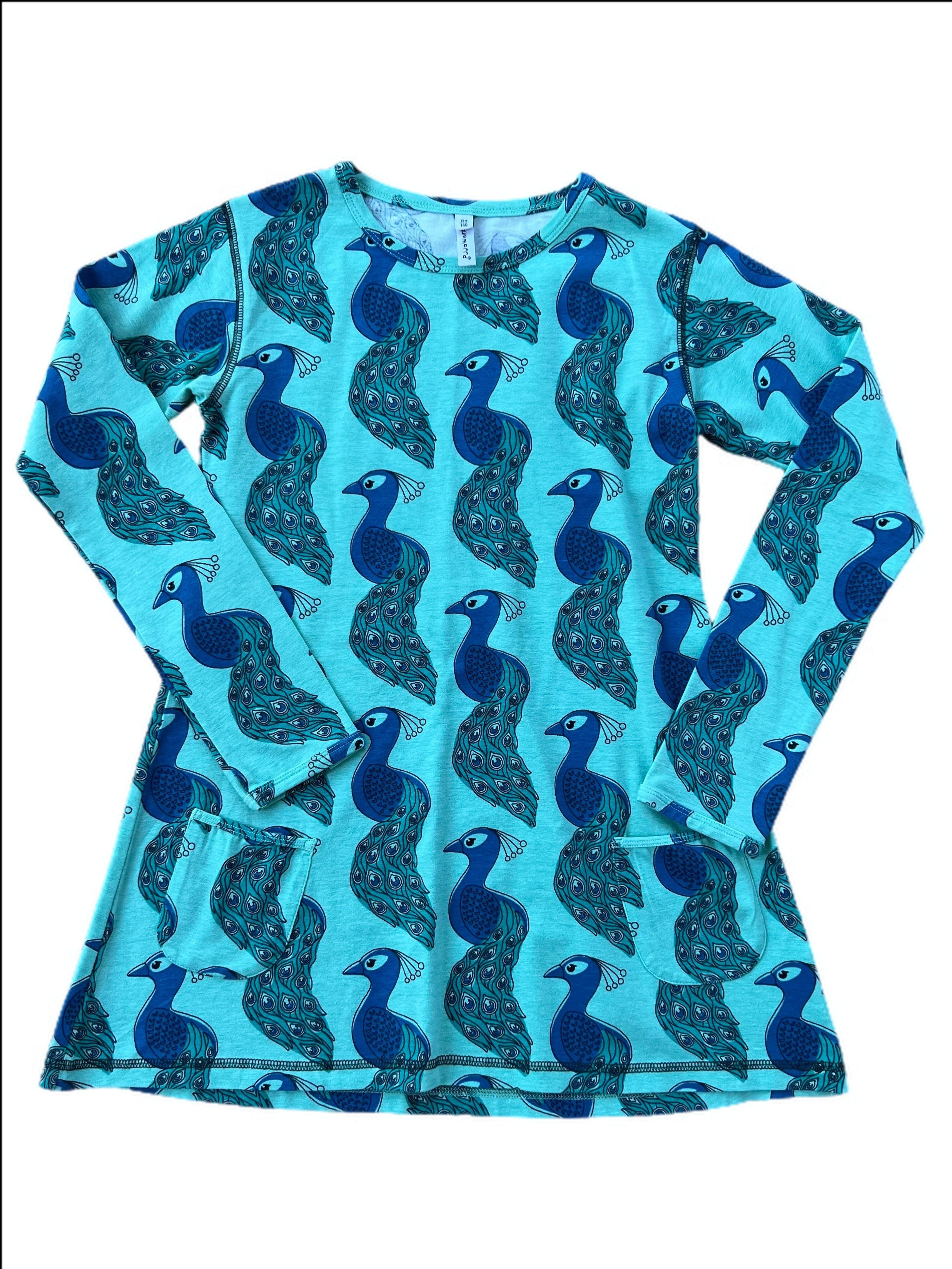 Peacock LONG sleeve aline