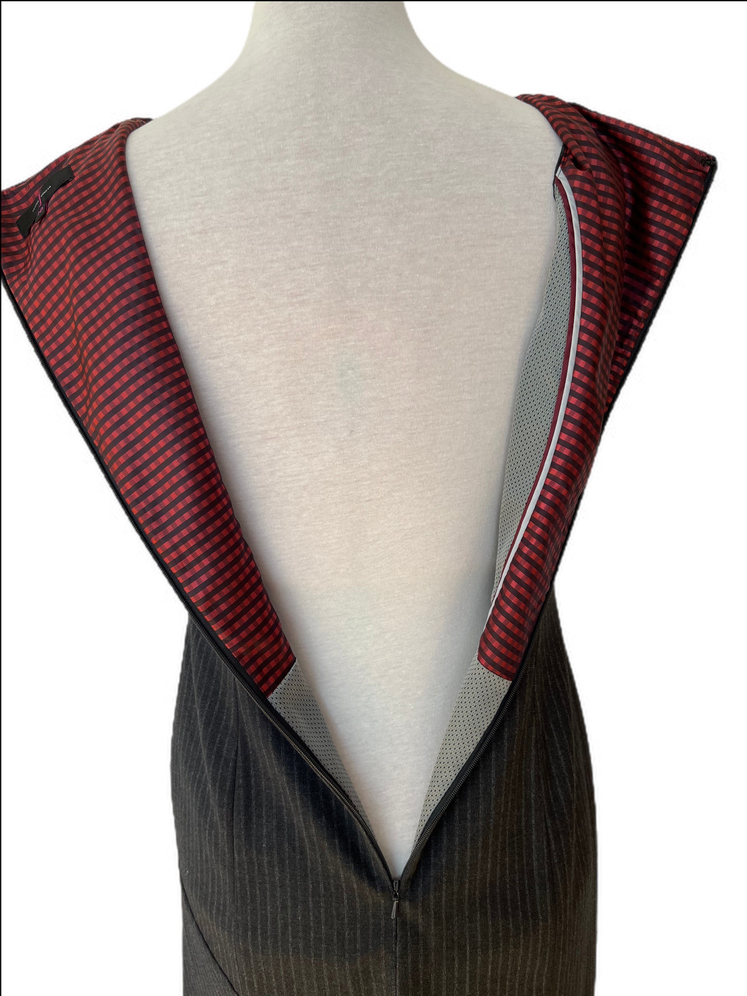 Pinstripe Seam detail sheath