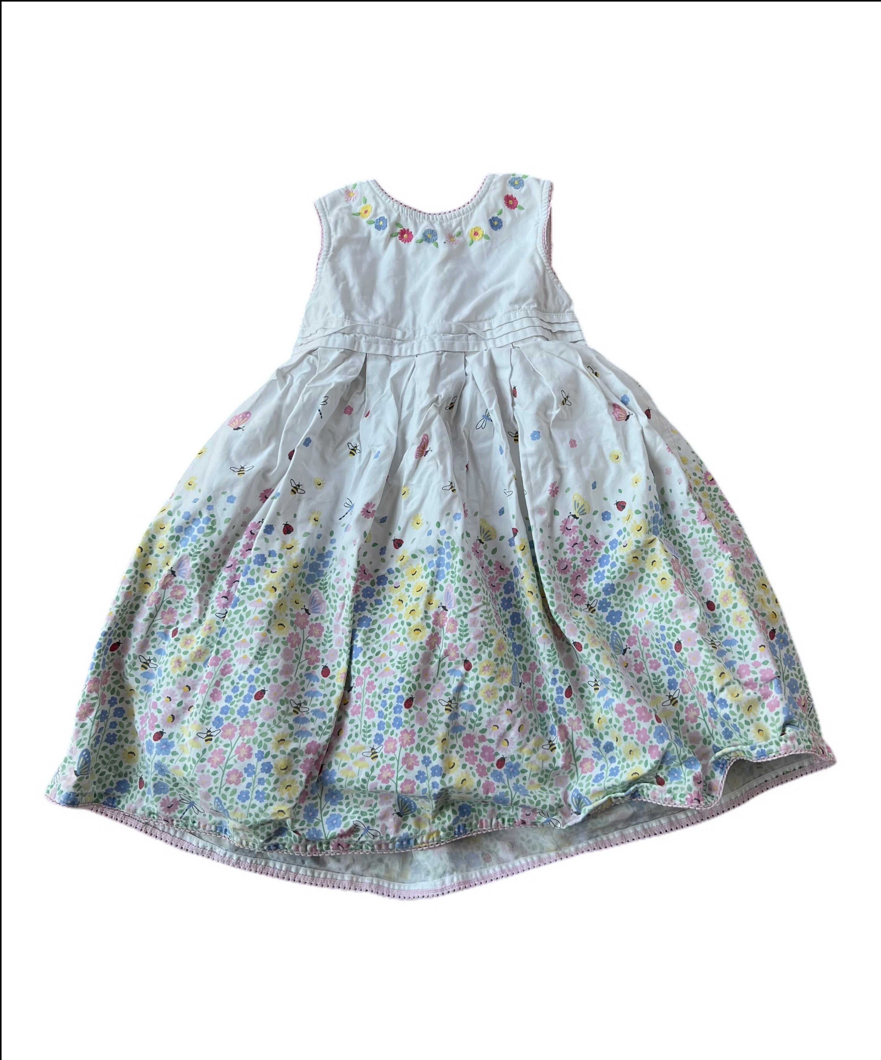 Floral apron dress