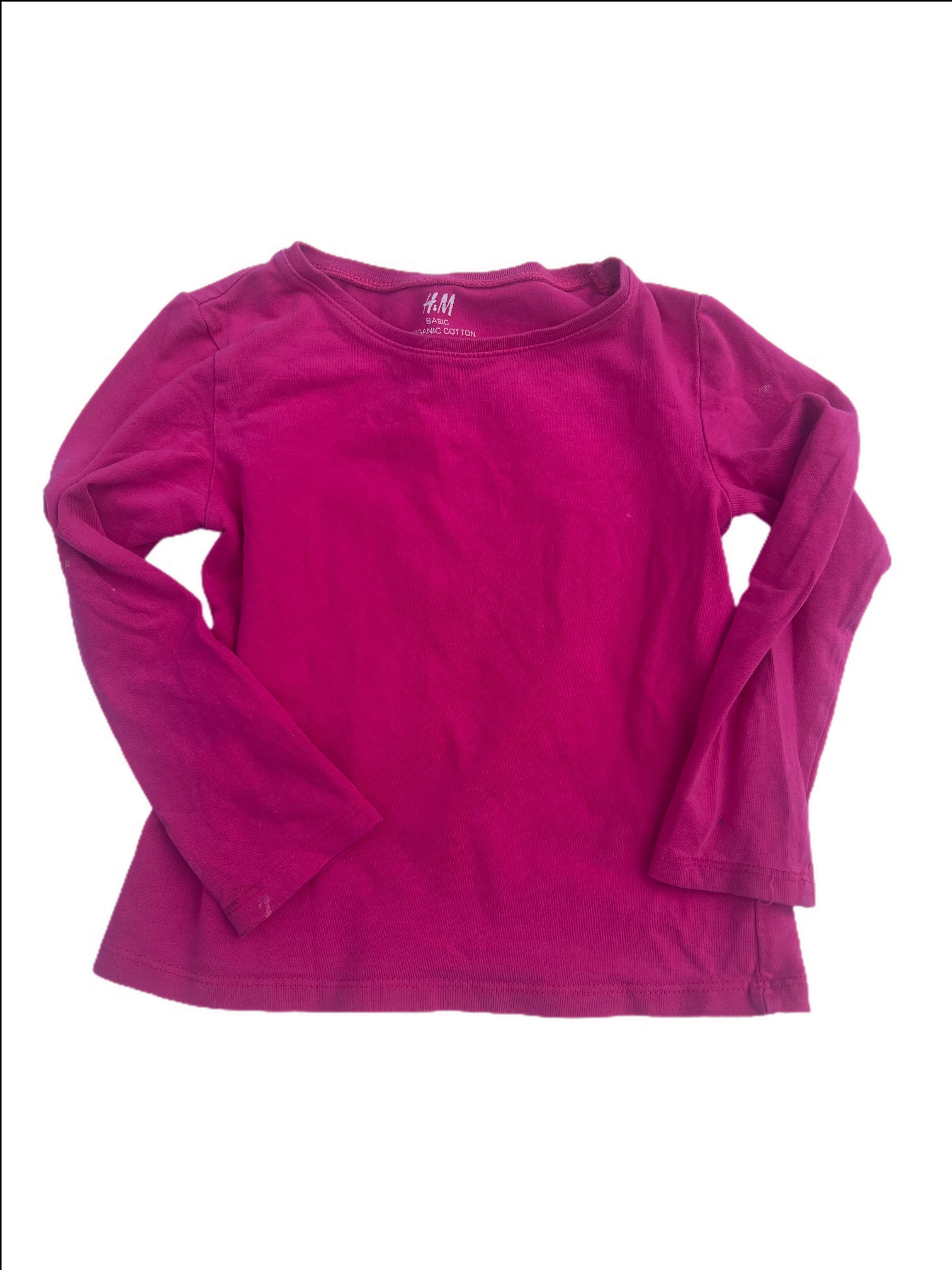 Long sleeve 2 pack hearts/plain top