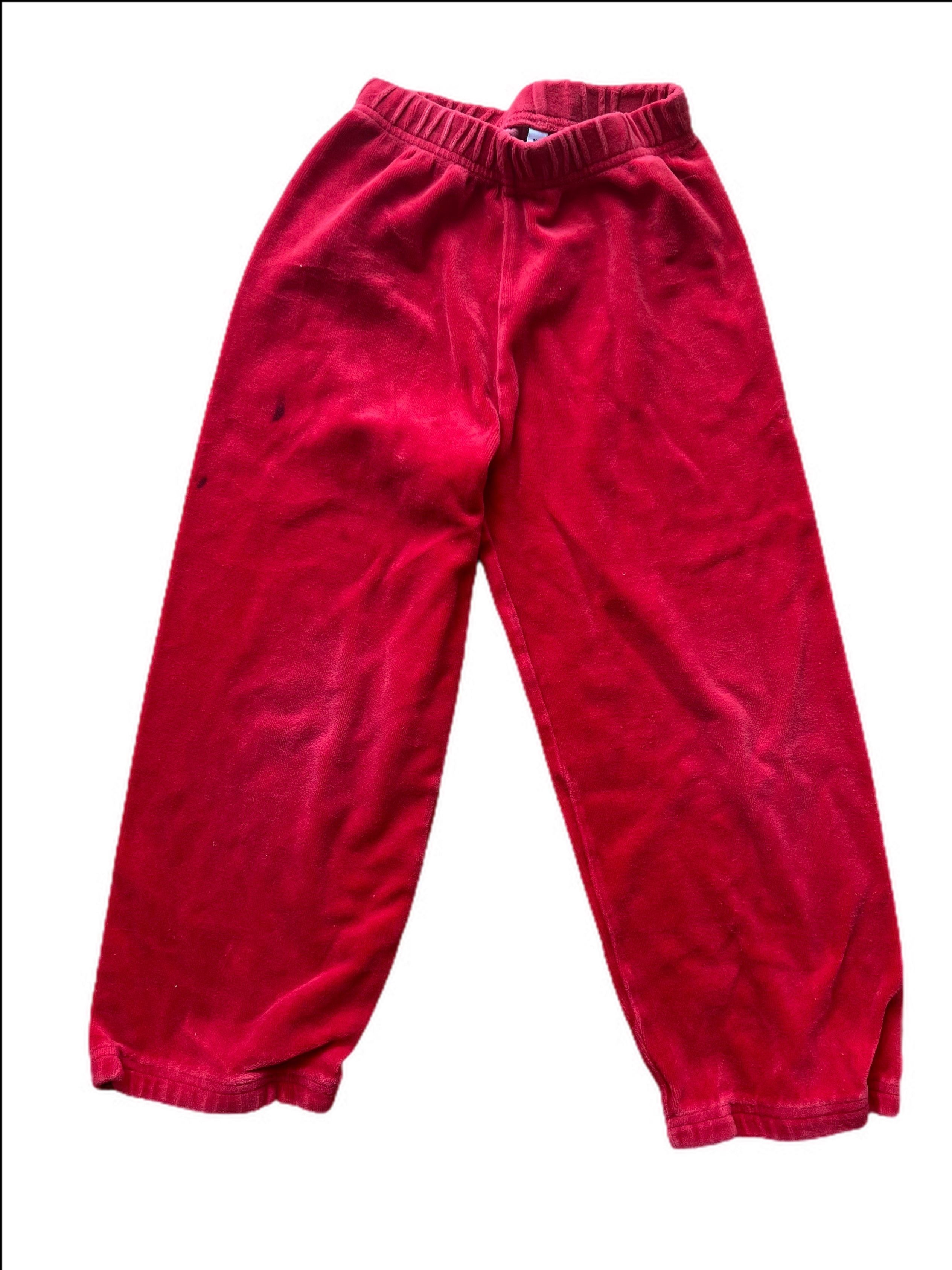 Velour trousers Ink mark