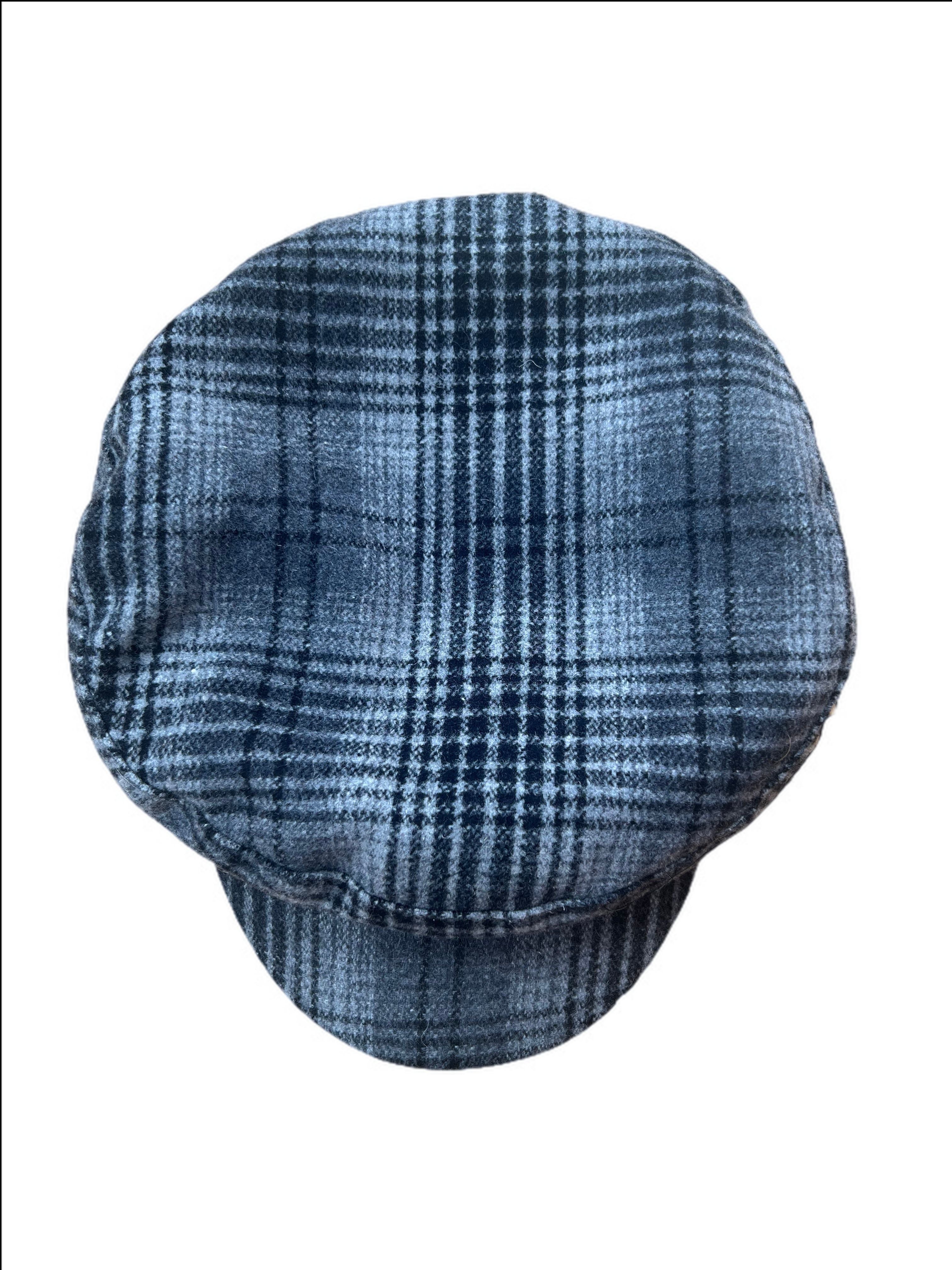 Plaid Flat Cap 