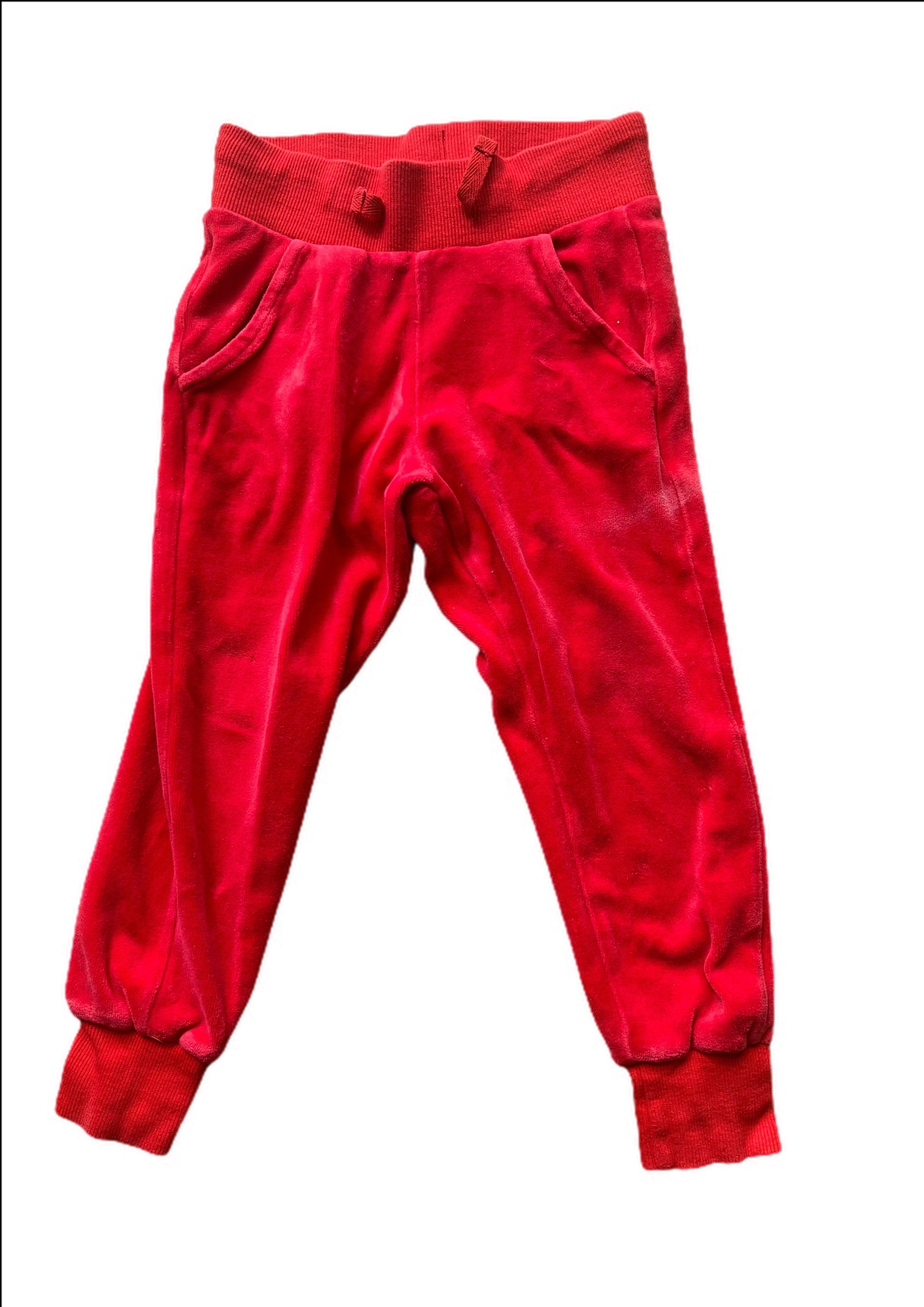 Velour trackpants