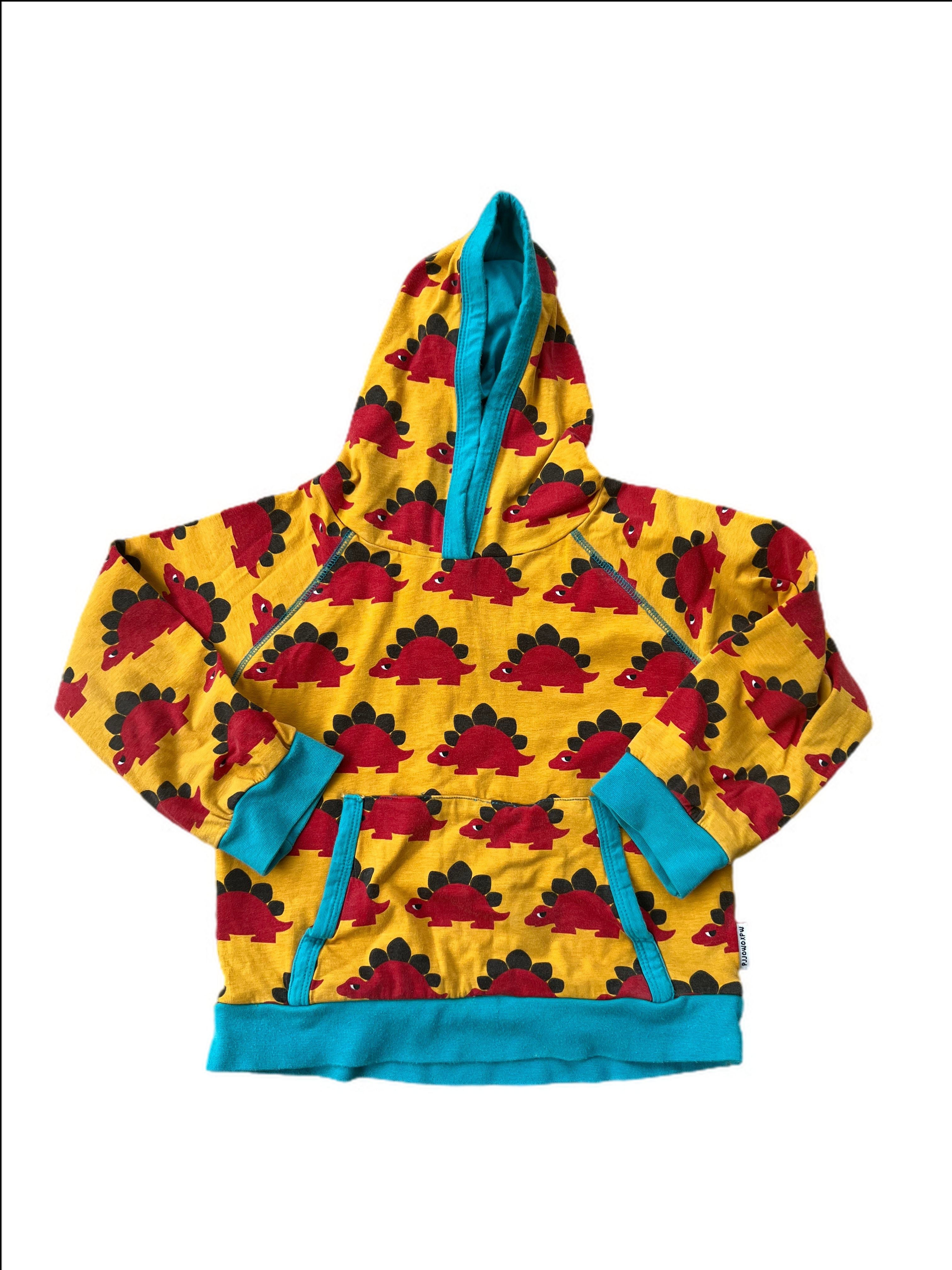 Dino Pullover hoodie some stitches missing