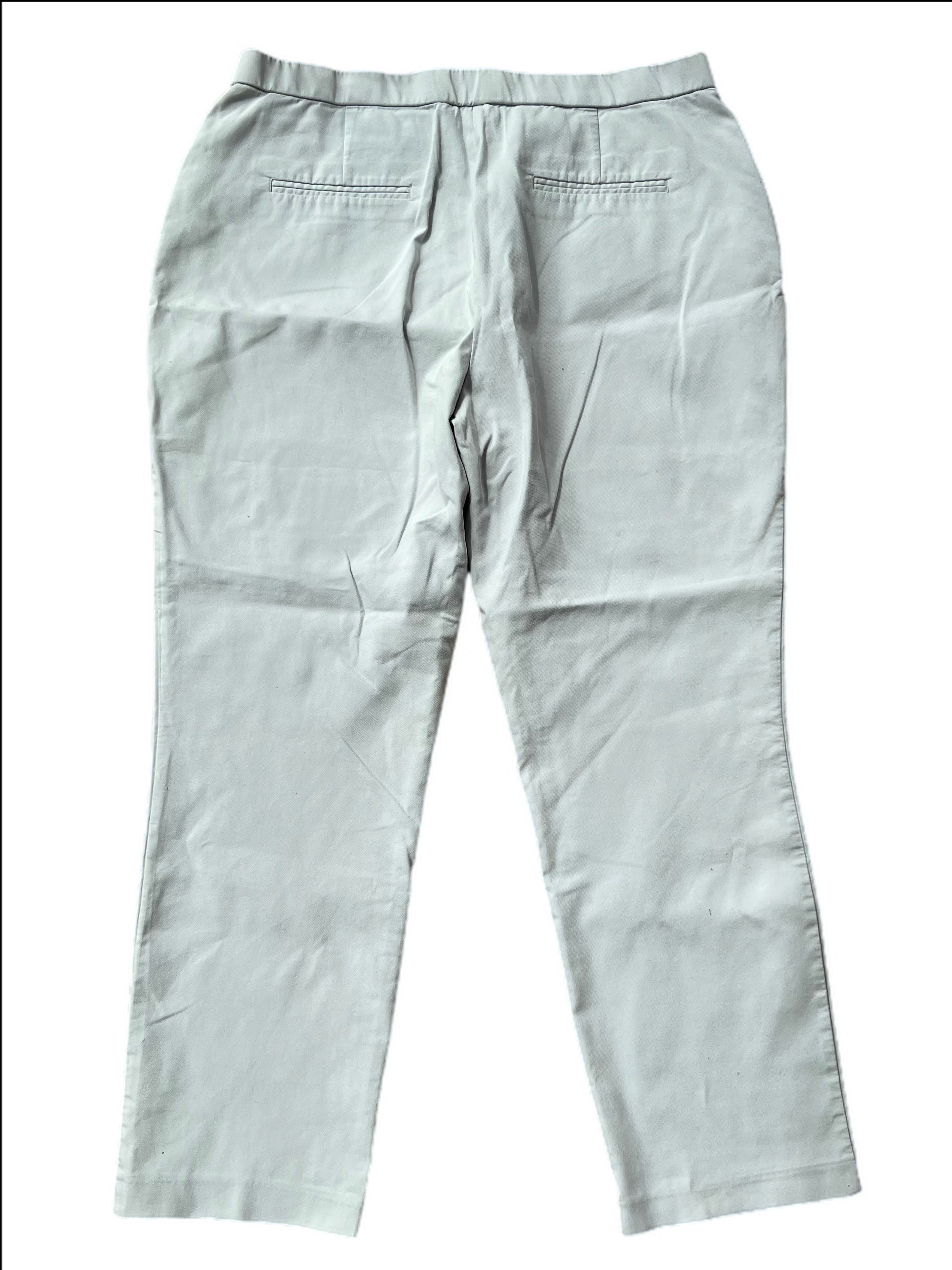 Flat front side pocket chinos