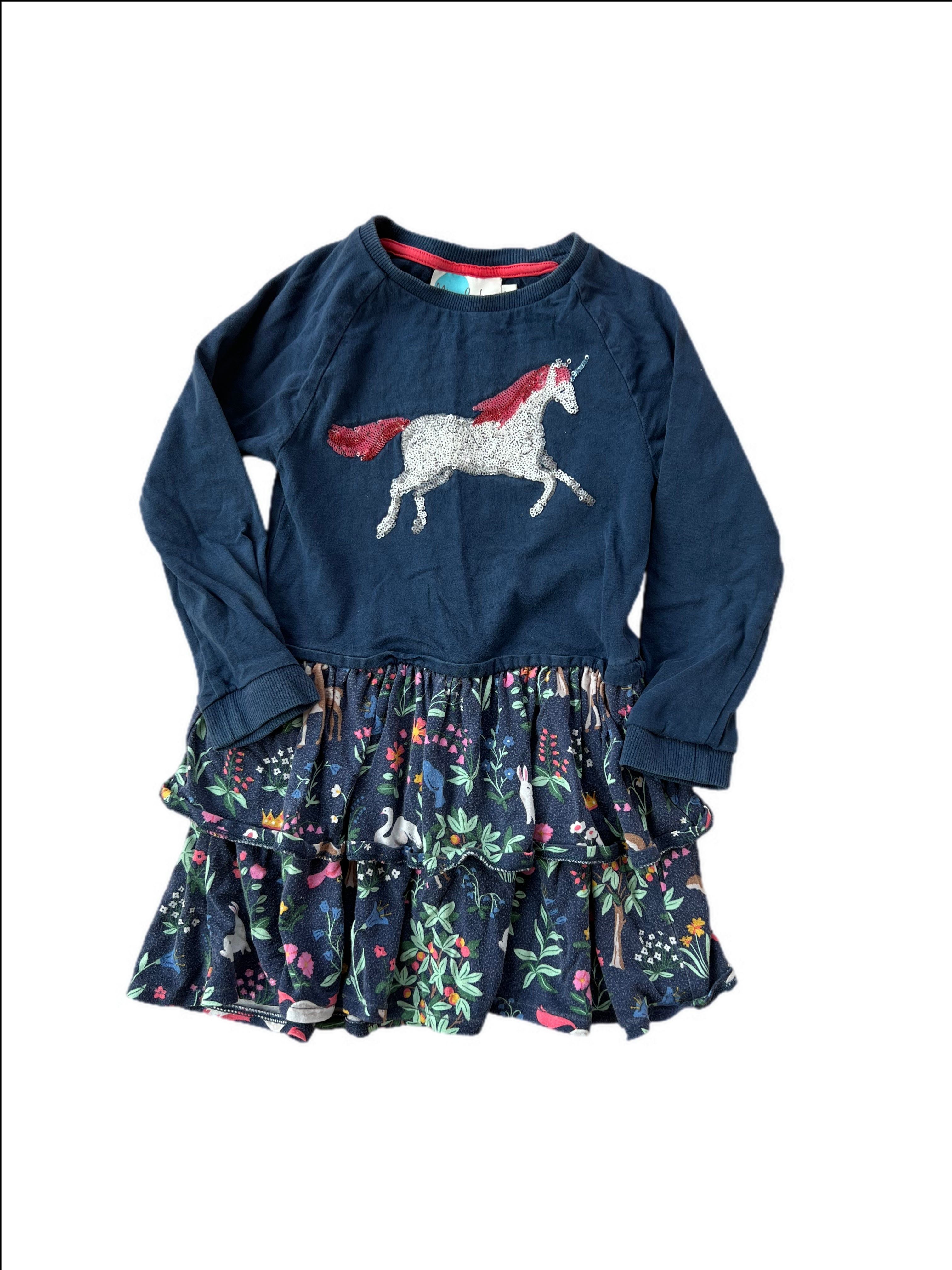 Long sleeve unicorn dress