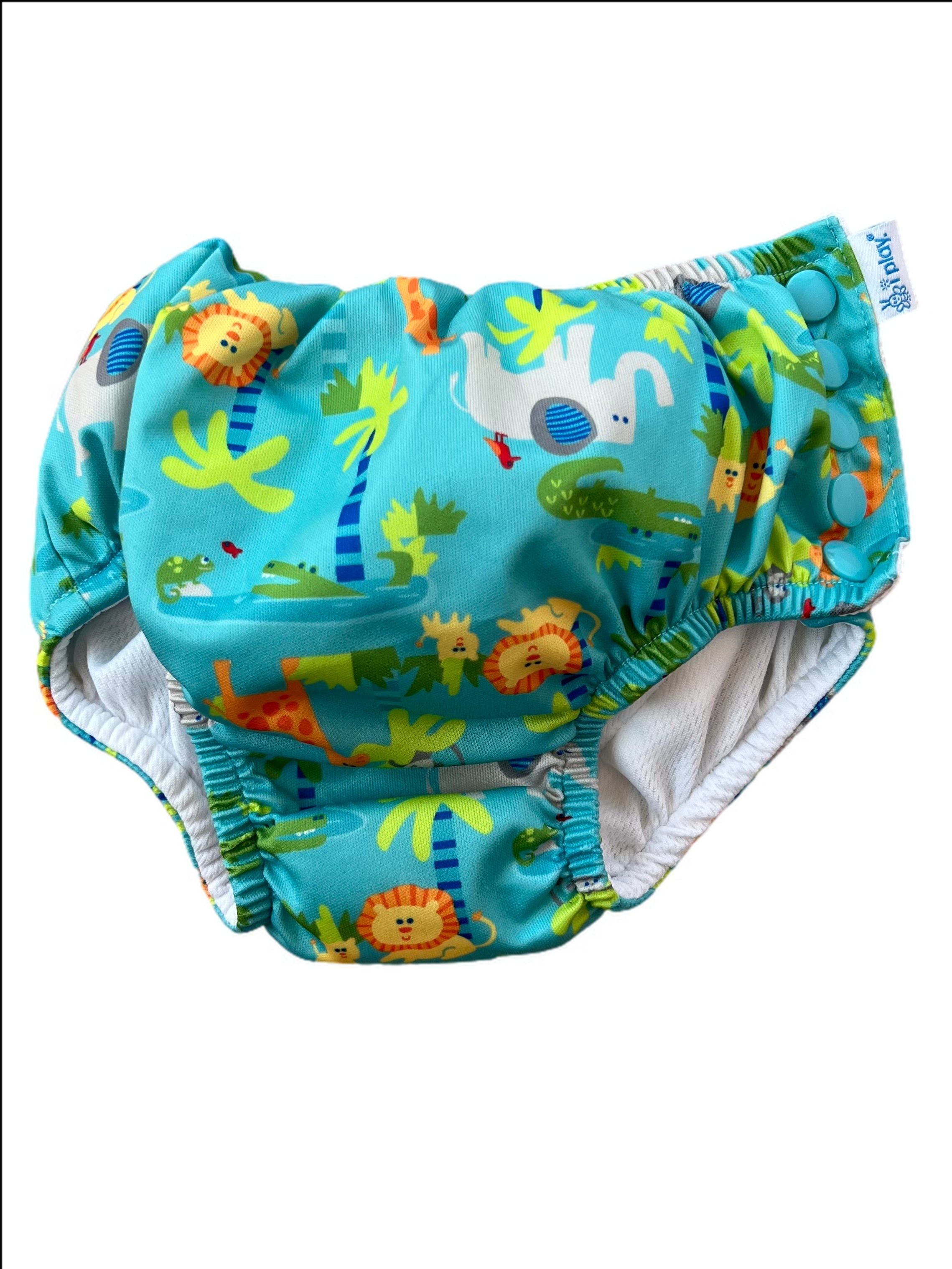 Safari Animal Print UPF 50+ Swim Nappy