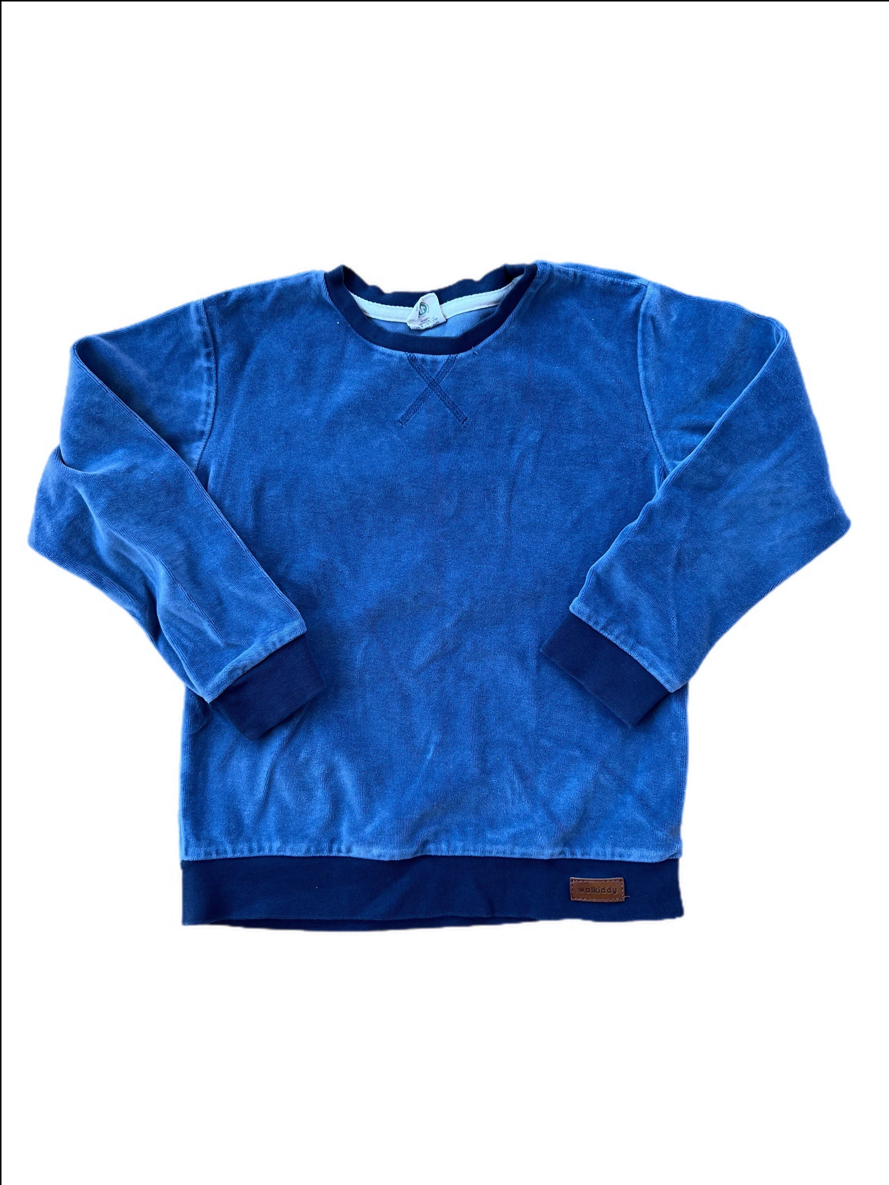 Velour sweat top