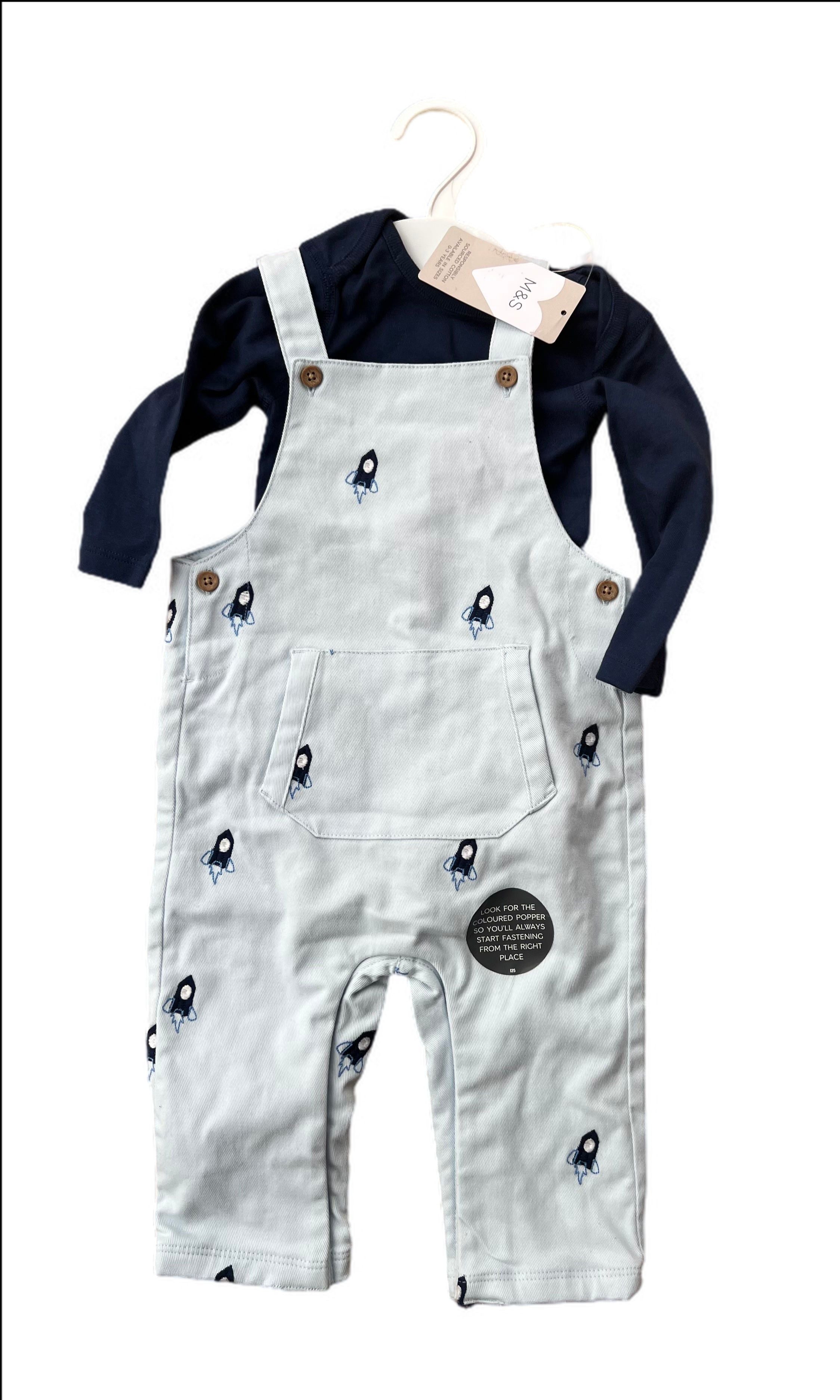 M&S Dungaree Set