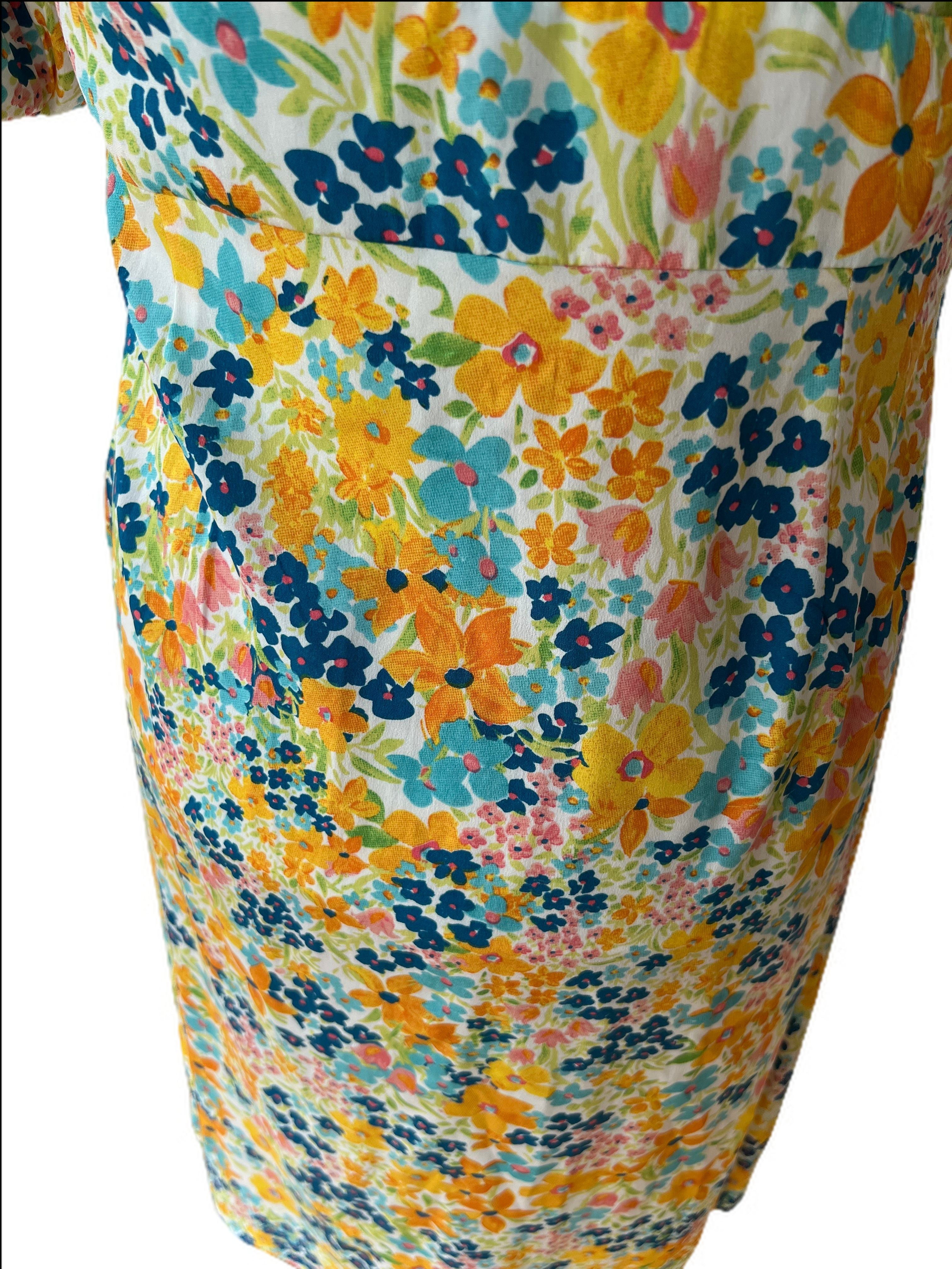 Vintage floral dress