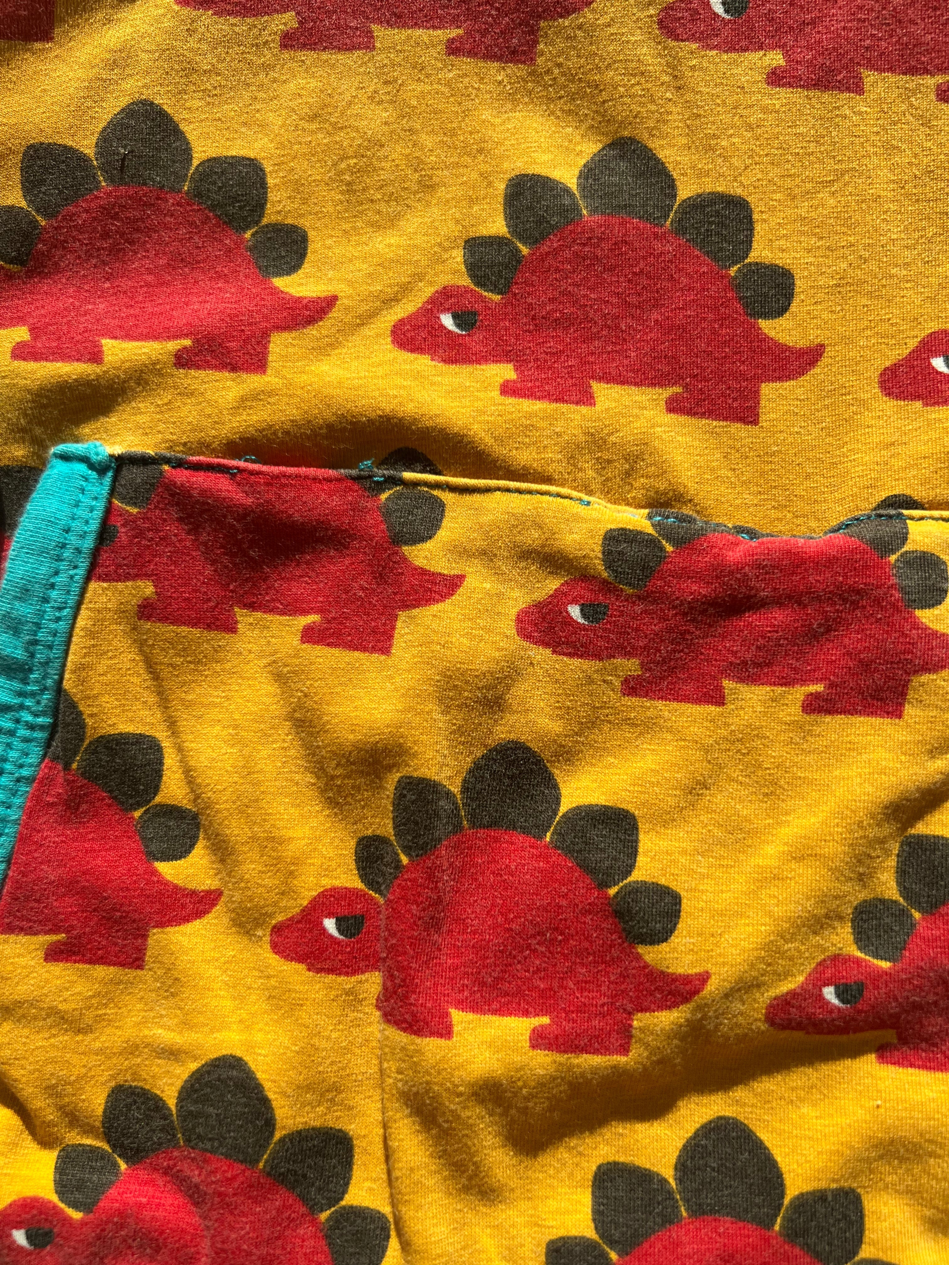 Dino Pullover hoodie some stitches missing