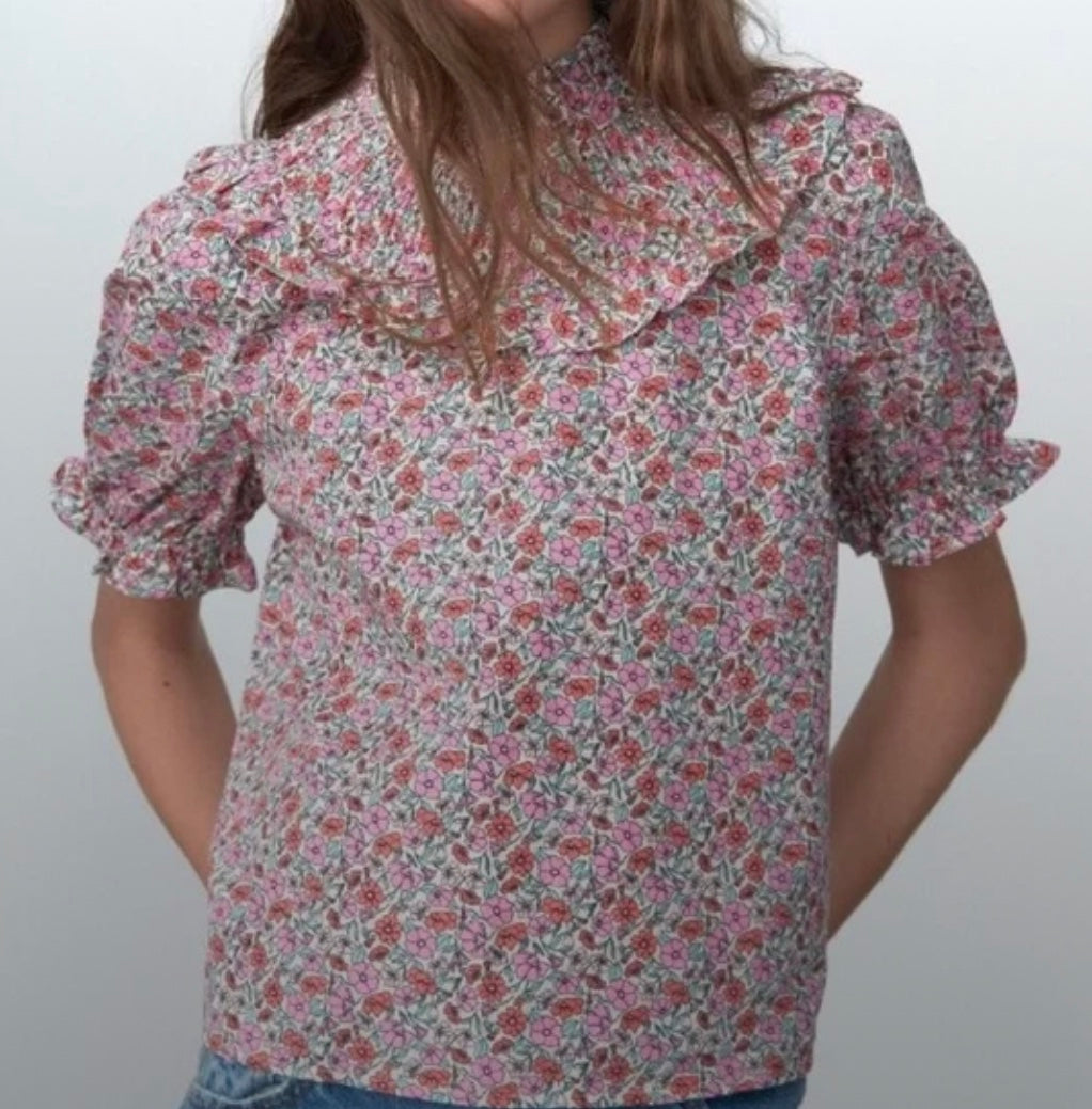 Zara Floral Blouse