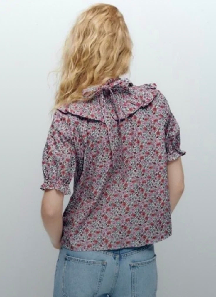 Zara Floral Blouse
