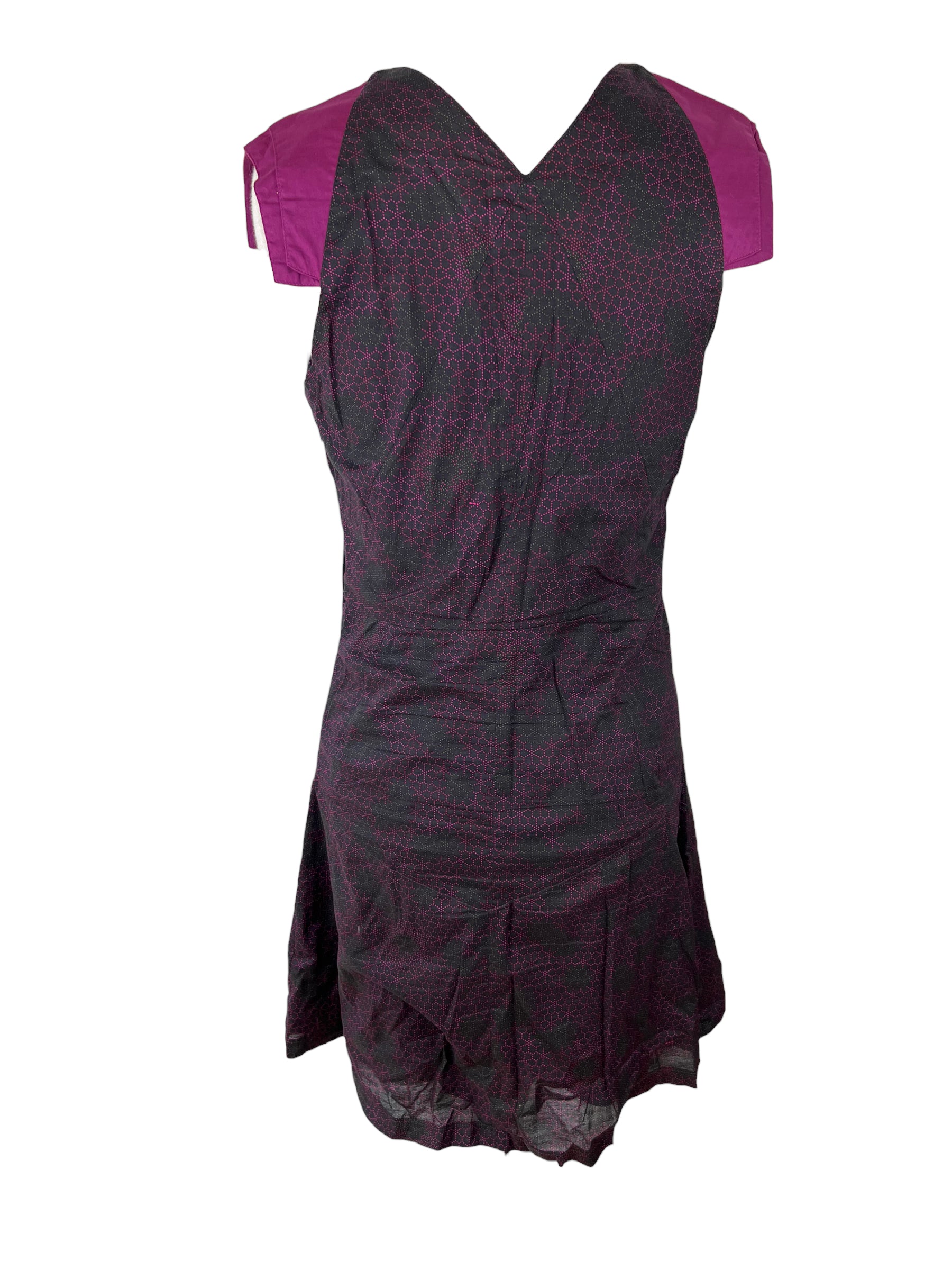 Dunnes Stores  Black Contrast Panel Sports Swimsuit