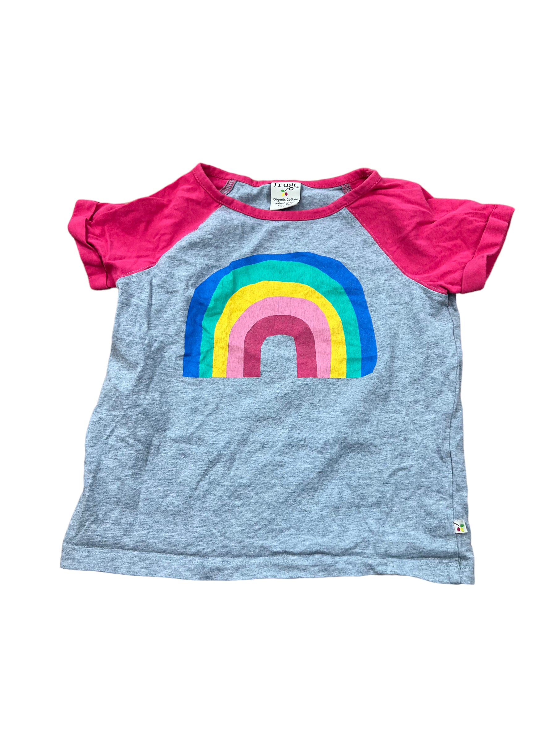 Frugi Rainbow Bunting Tee Shirt