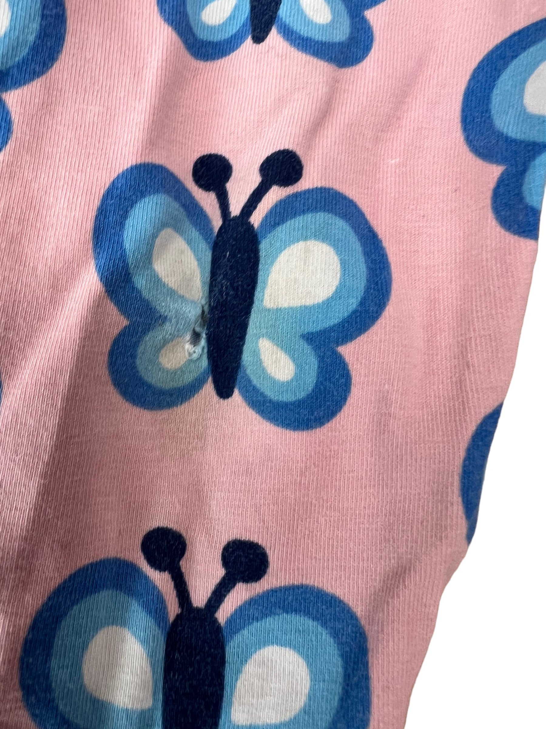 Maxomorra Cuffed Butterfly Baby Leggings