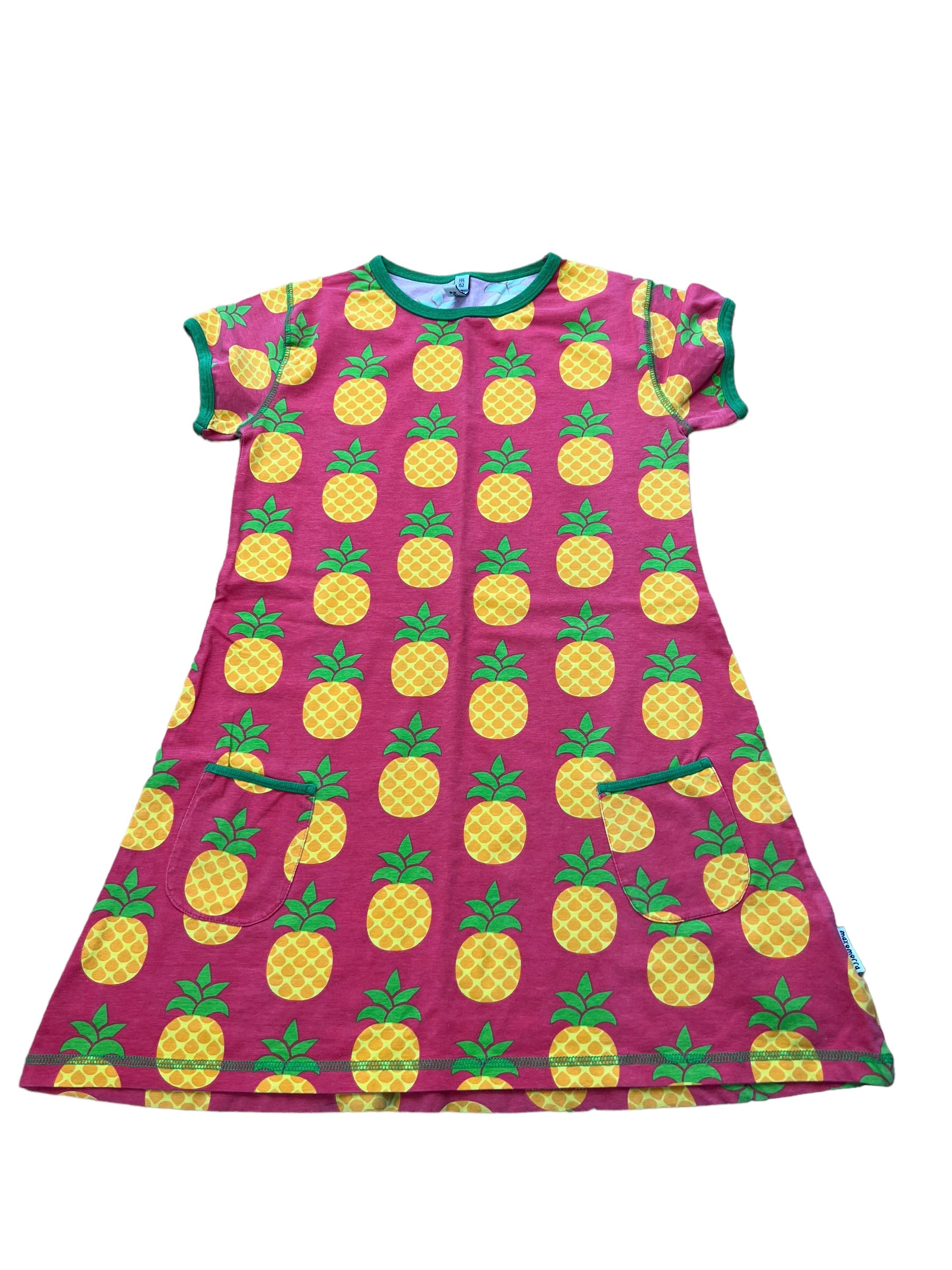 Maxomorra Kids Pineapple Dress