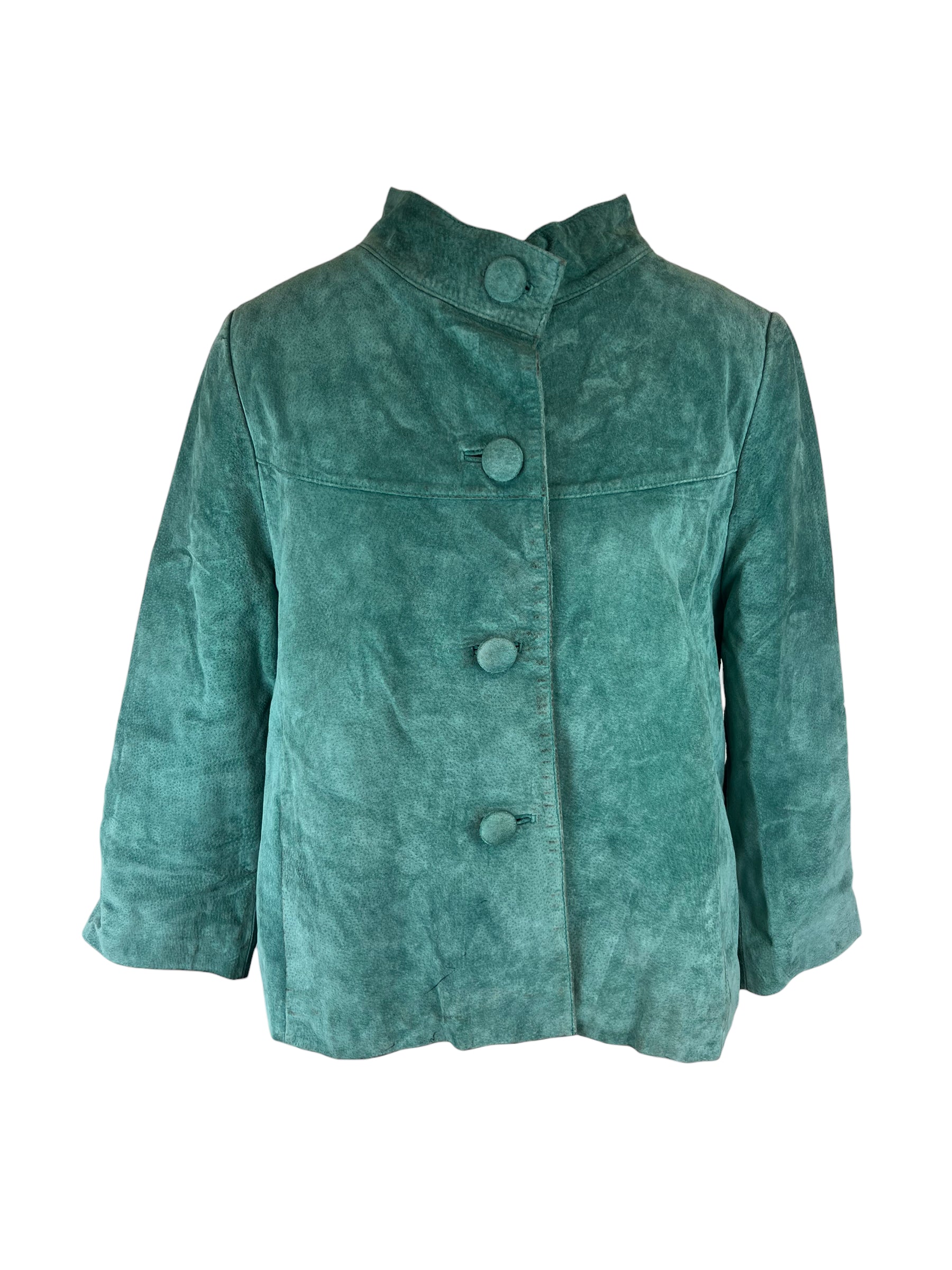 A Wear Suede Trapeze Jacket