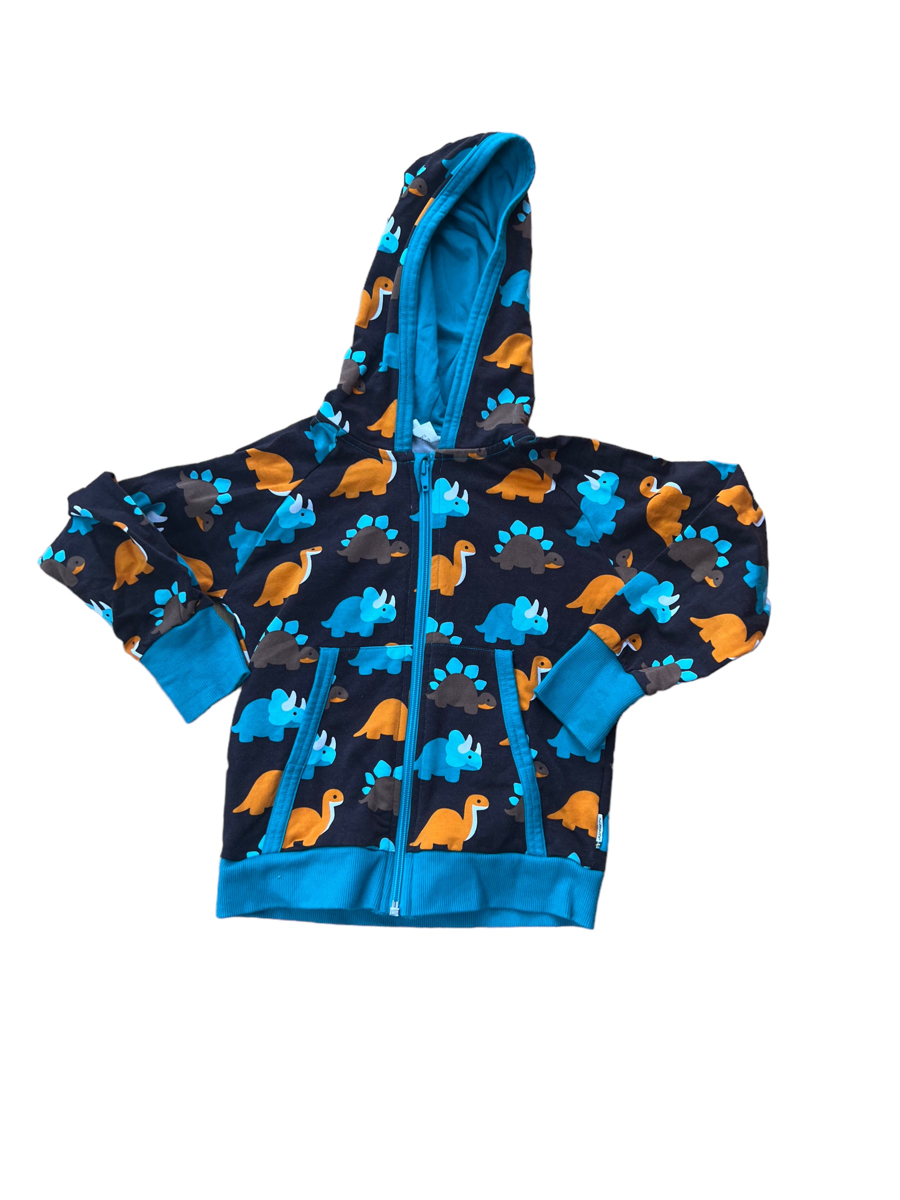 Maxomorra Dino Hoodie Top