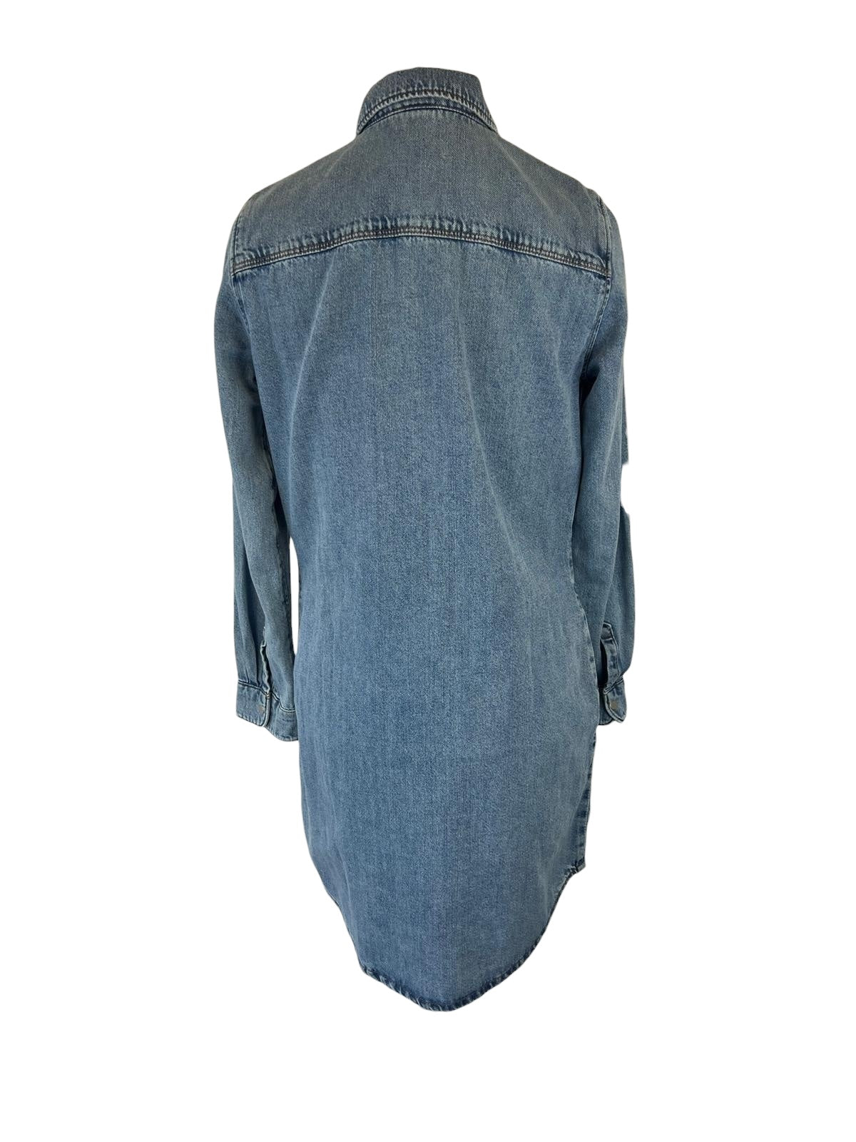 & Denim Shirt Dress