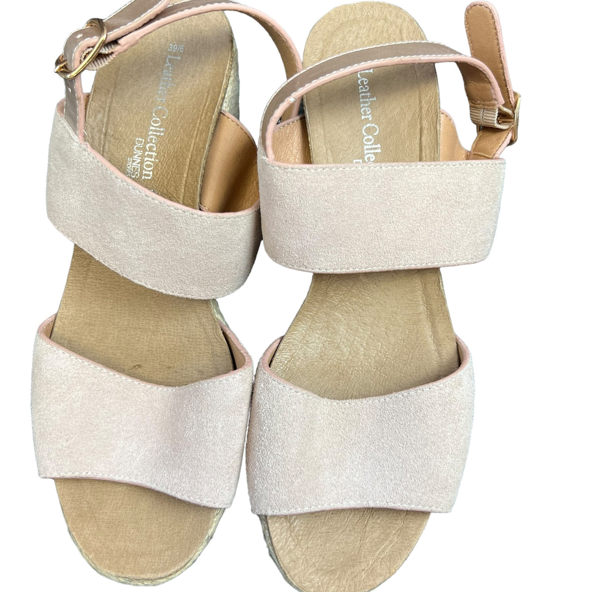 Bloom Suede Toms Poppy Sandals Rose Gold Multi Strap Sandals