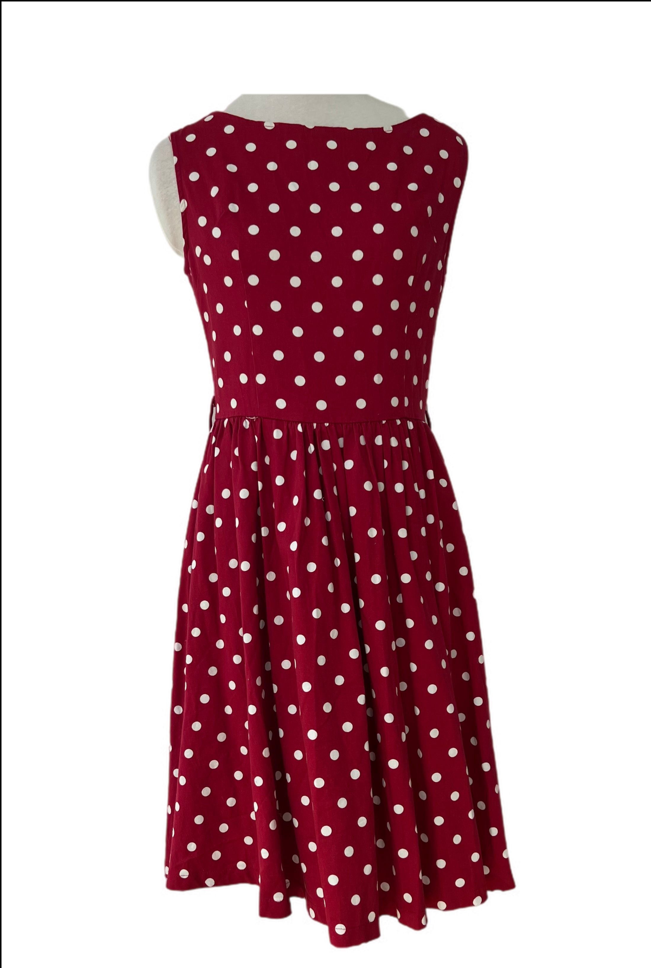 Lindy bop red deals polka dot dress